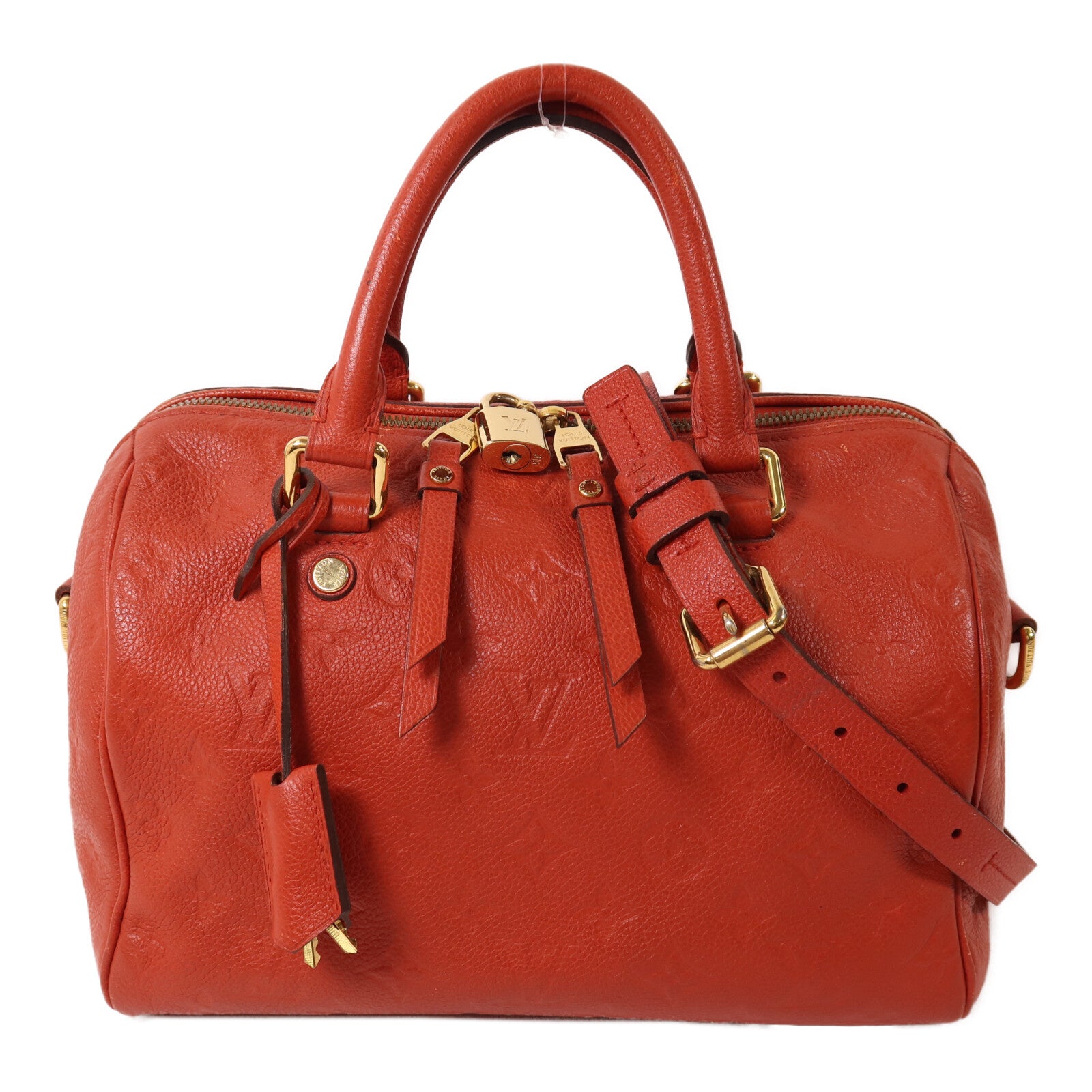 LOUIS VUITTON Monogram Empreinte Speedy Bandouliere 25手挽肩背兩用袋