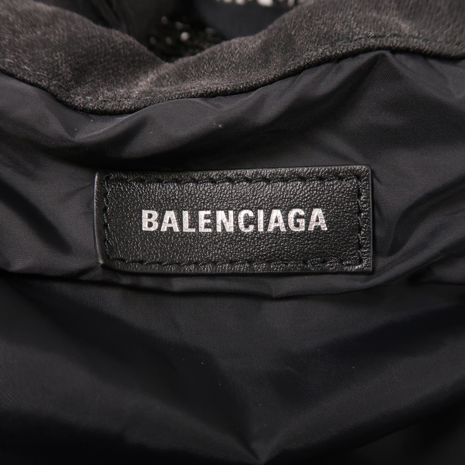 BALENCIAGA 帆布Tote Bag銀扣手挽肩背兩用袋