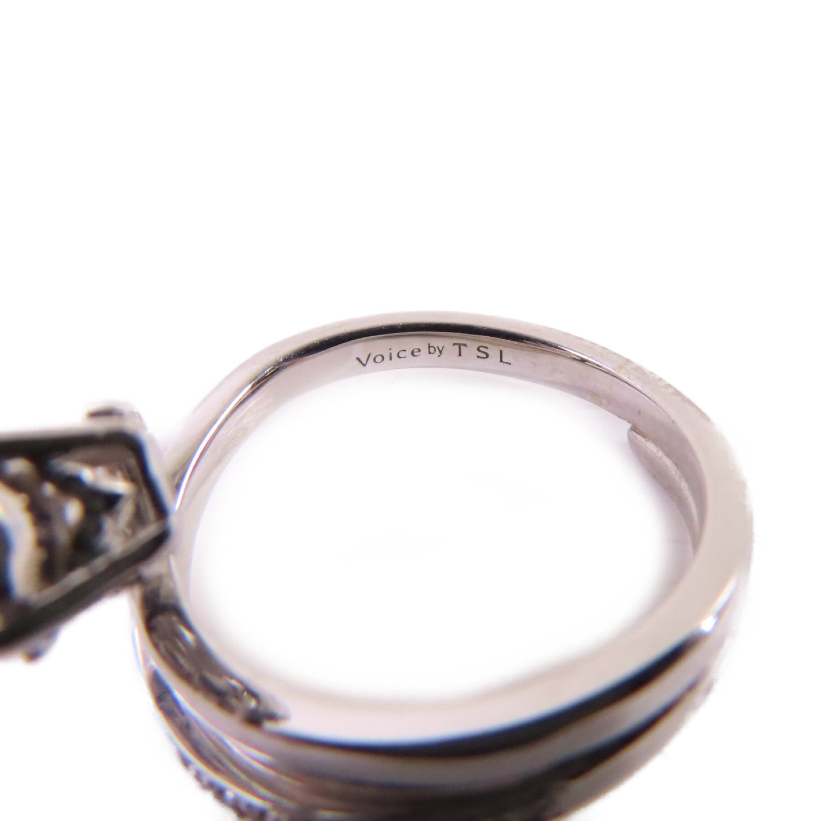JEWELRY 18K白金/0.12ct鑽石Diamond Ring戒指US#4.75