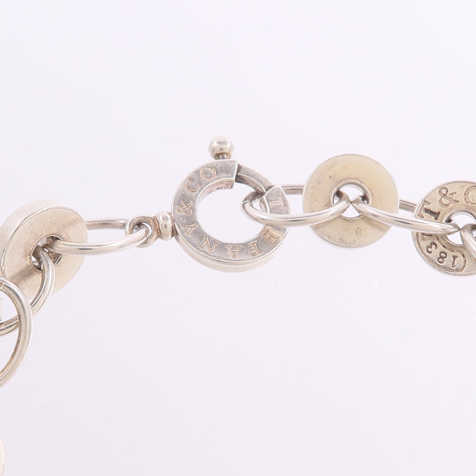 TIFFANY＆CO 925純銀1837 Circle Bracelet手鏈