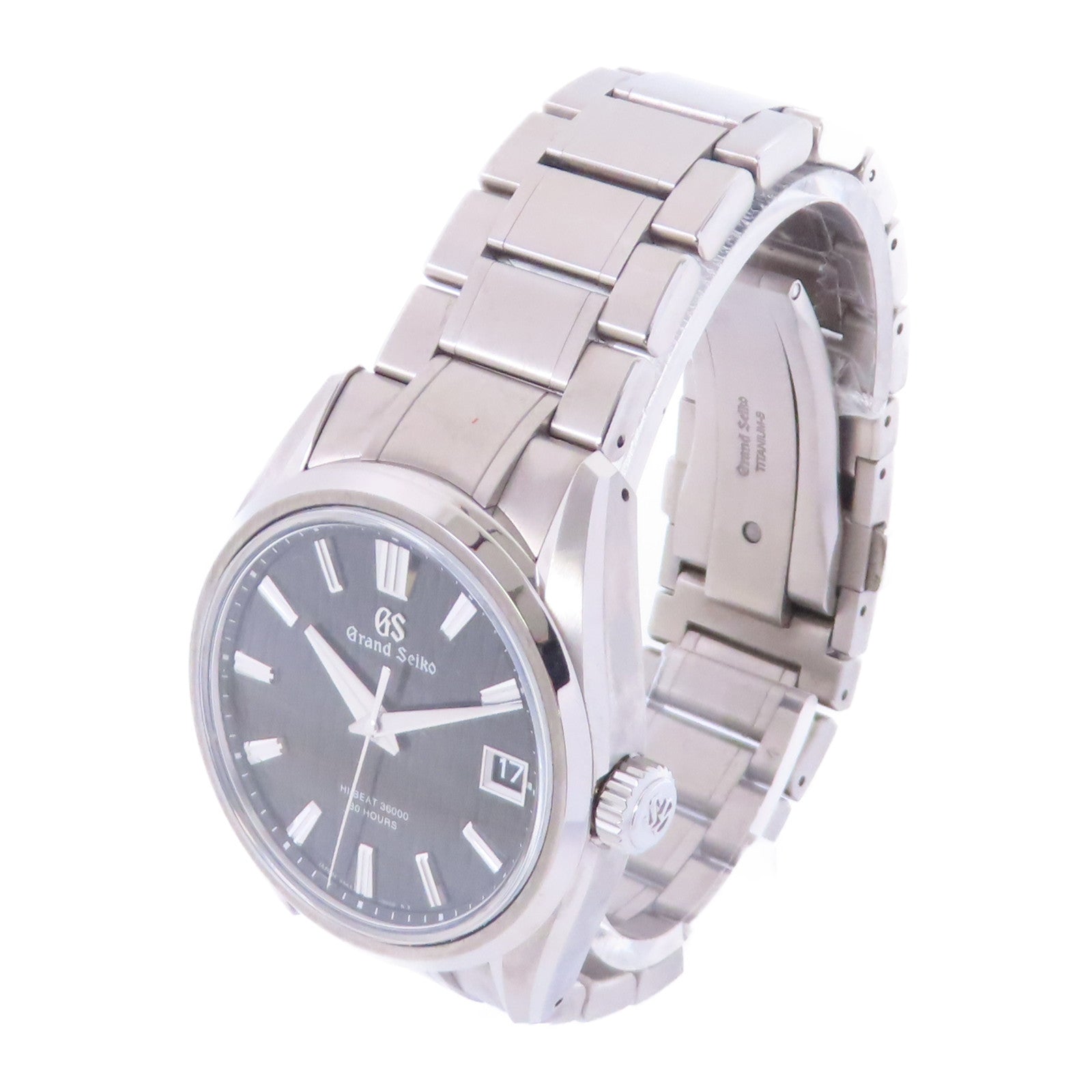 SELECTION Grand Seiko Evolution 9鈦金屬手錶自動機芯黑色