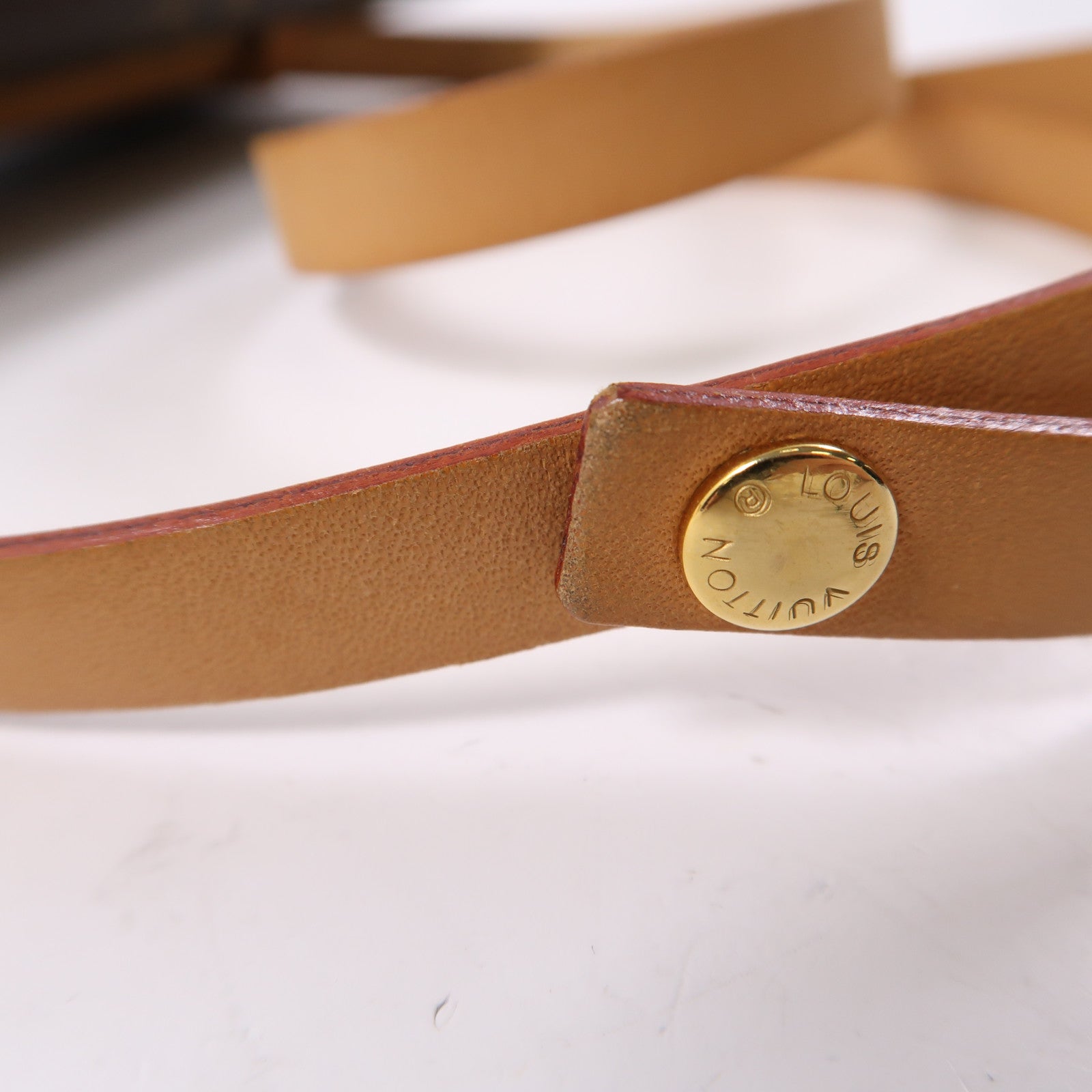 LOUIS VUITTON Monogram Pochette Florentine金扣腰包啡色