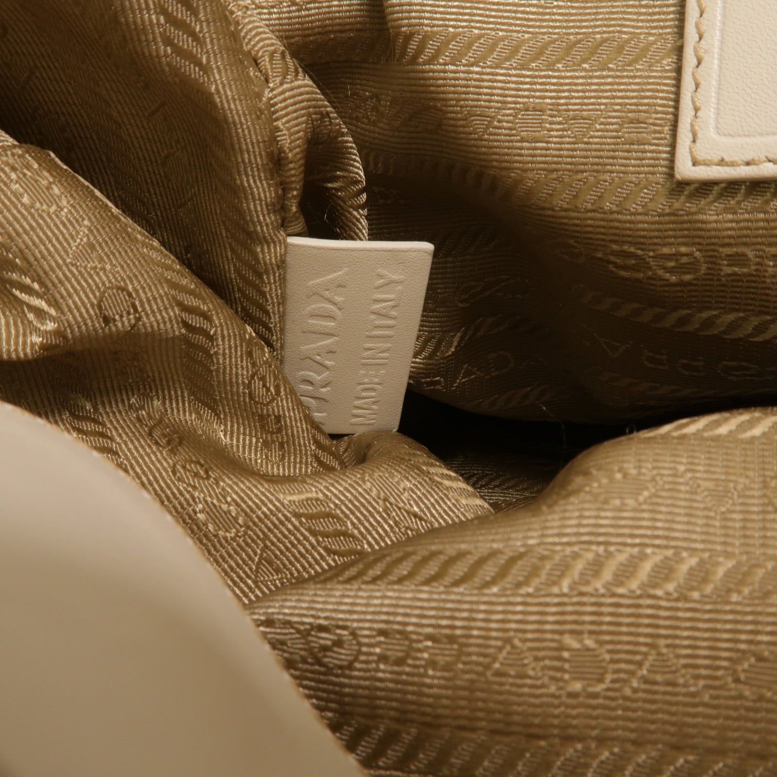 PRADA 帆布Logo Jacquard肩背袋