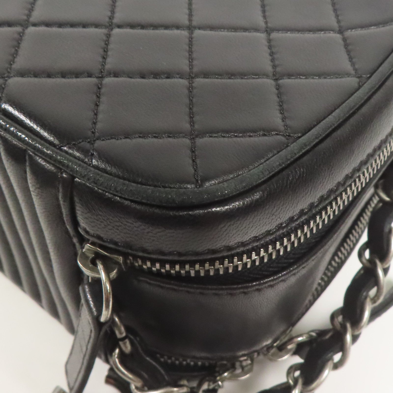 CHANEL 牛皮皮革Shoulder Bag鏈帶肩背袋