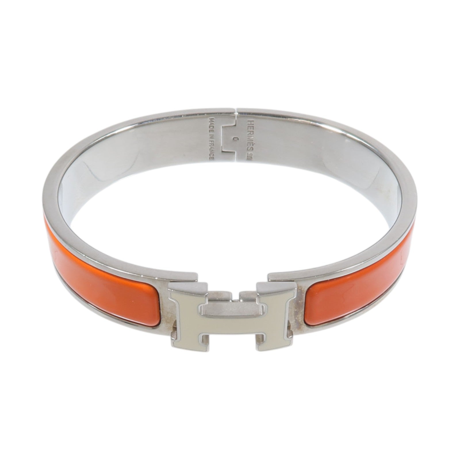 HERMES 琺瑯/金屬Clic H Bracelet手鐲