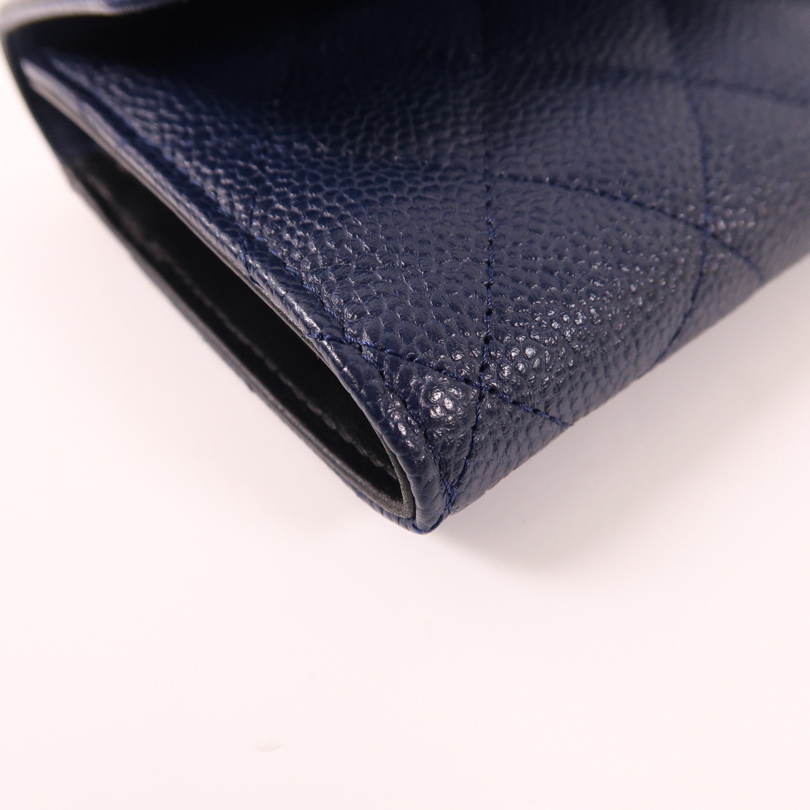 CHANEL 牛皮皮革Wallet金扣錢包