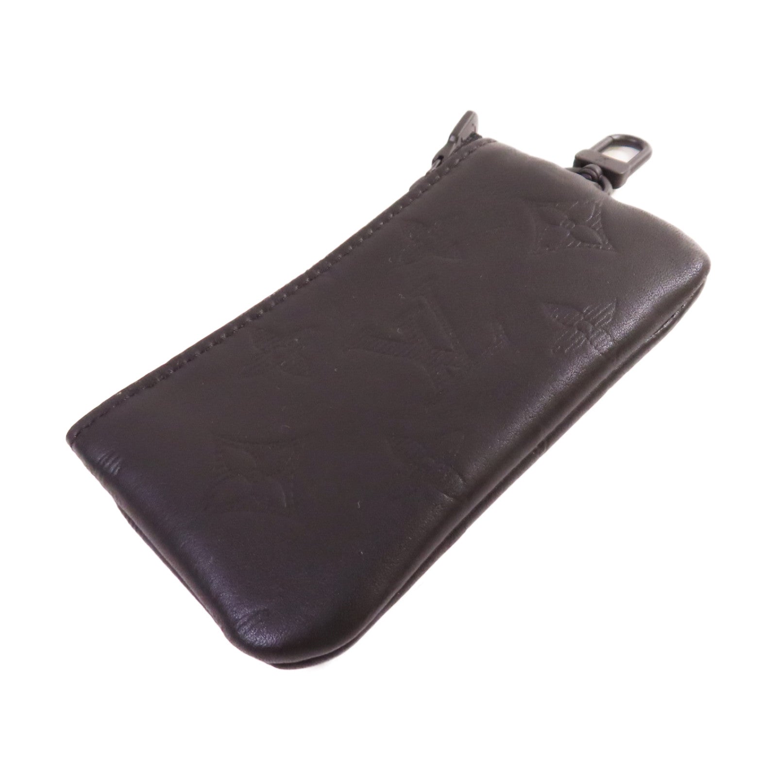 LOUIS VUITTON Monogram Shadow Duo Messenger Shoulder Bag肩背袋黑色