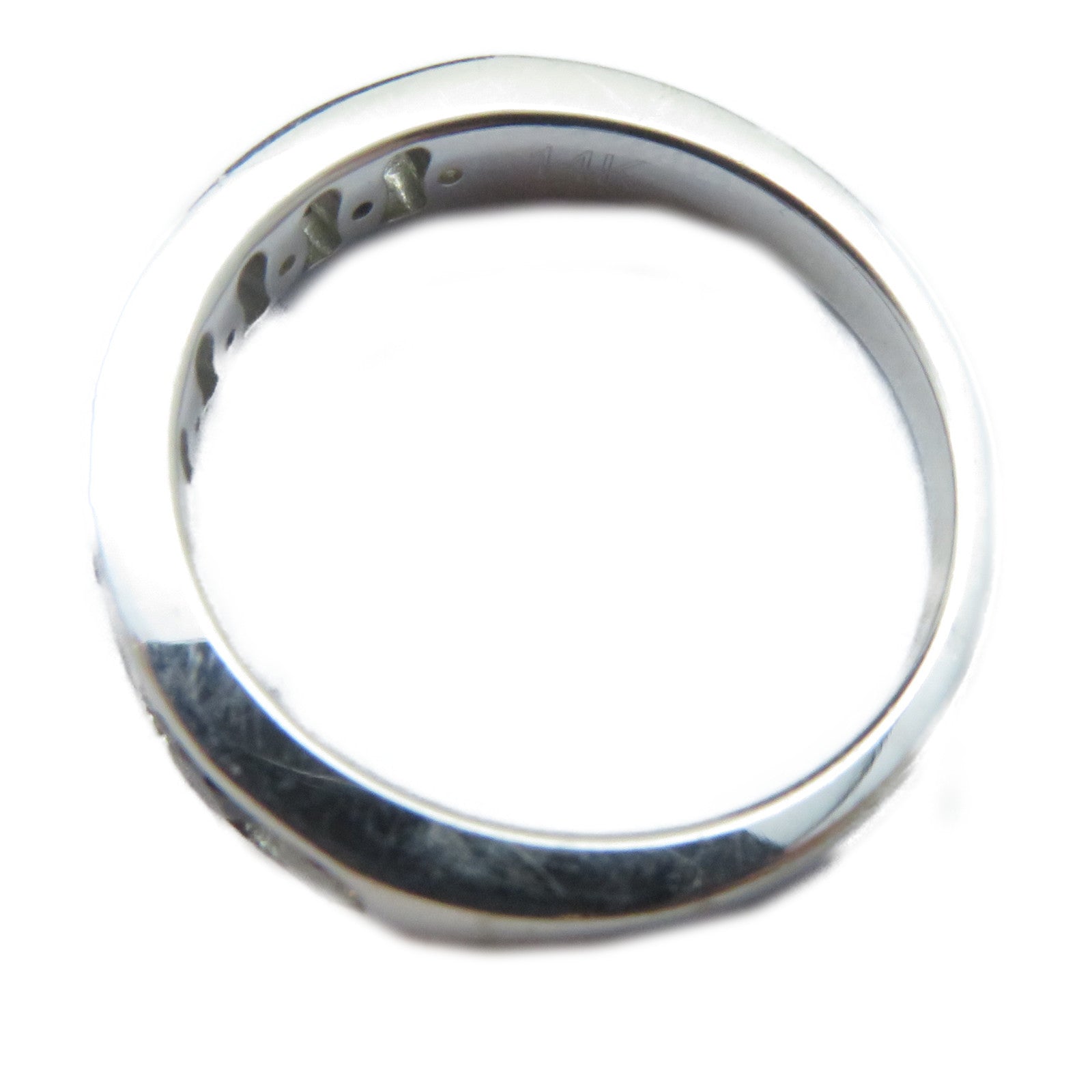 JEWELRY 14K白金Diamond Ring鑽石戒指US#7