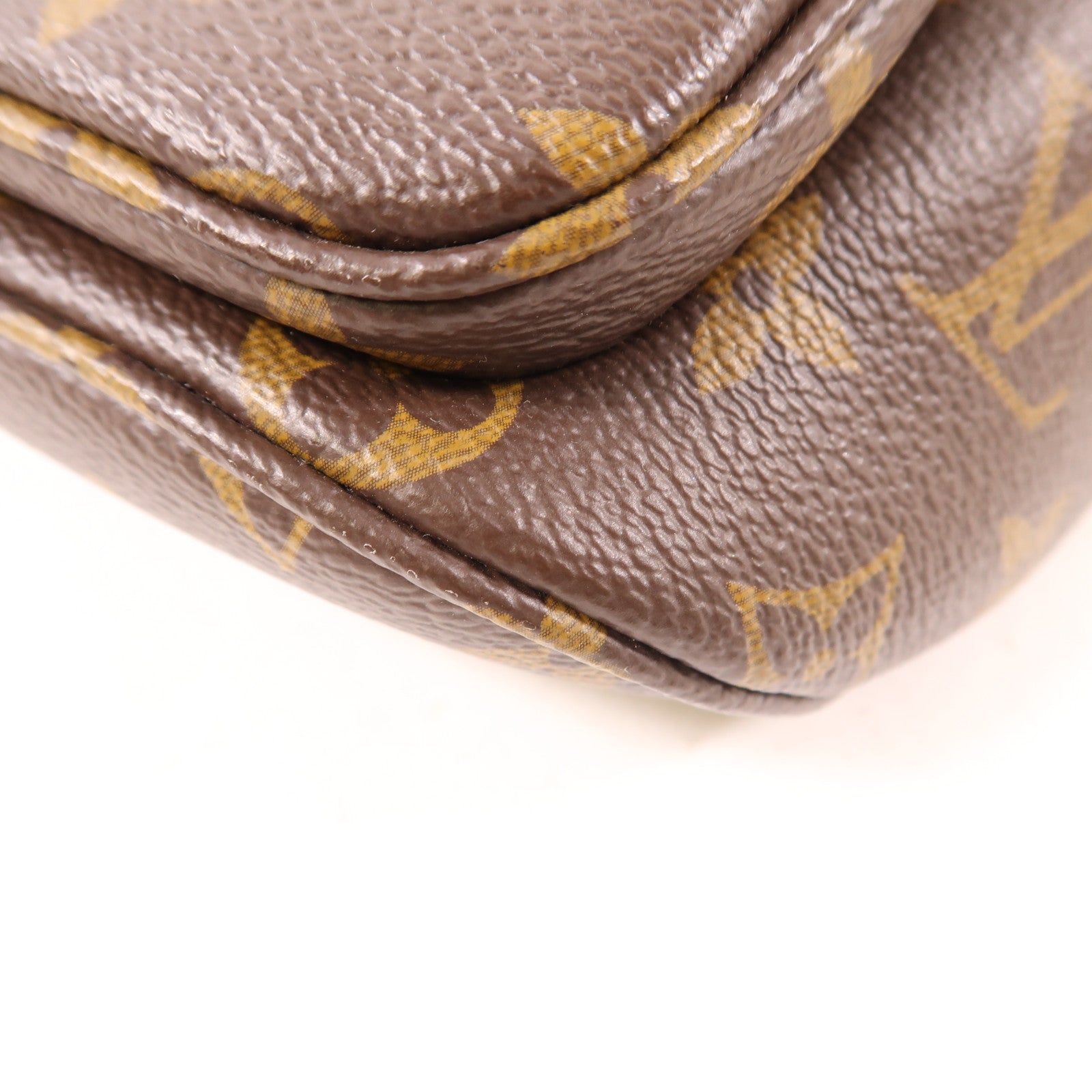 LOUIS VUITTON Monogram Mini Bumbag金扣手挽肩背兩用袋棕色