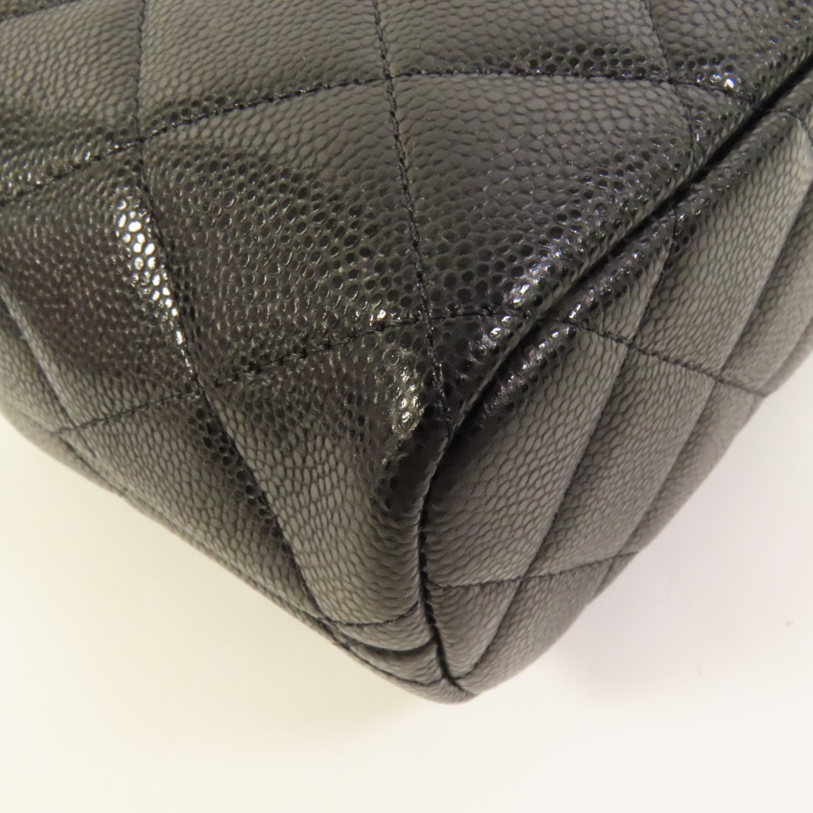CHANEL 牛皮皮革Hobo Bag金扣手挽肩背兩用袋