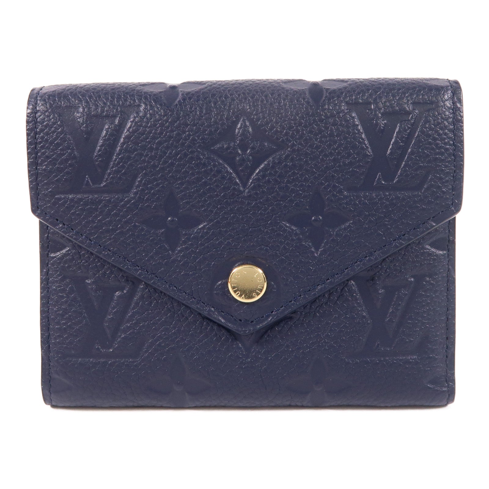 LOUIS VUITTON Monogram Empreinte Victorine Wallet金扣錢包