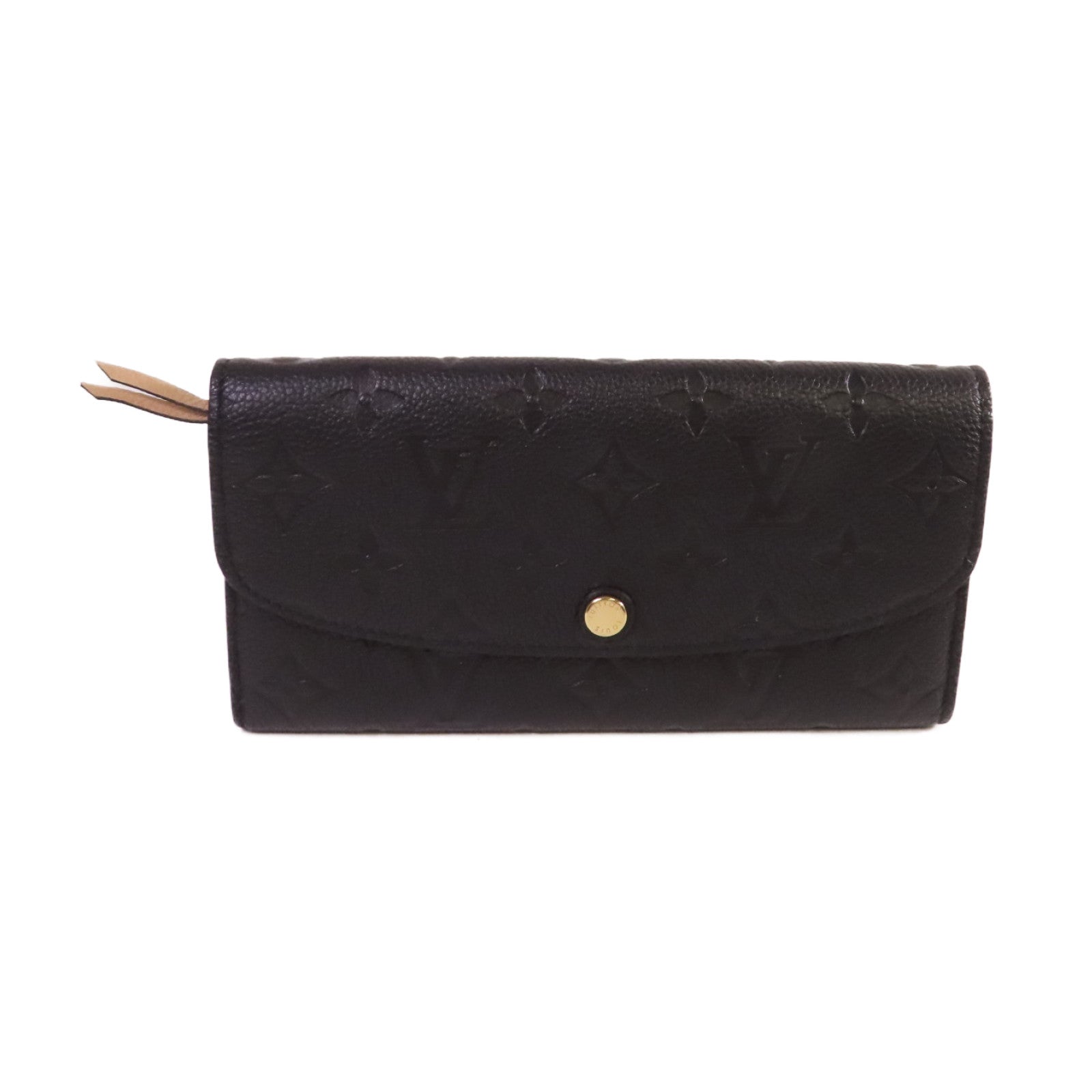 LOUIS VUITTON 【激減優惠】Monogram Empreinte Emilie Wallet金扣長錢包黑色
