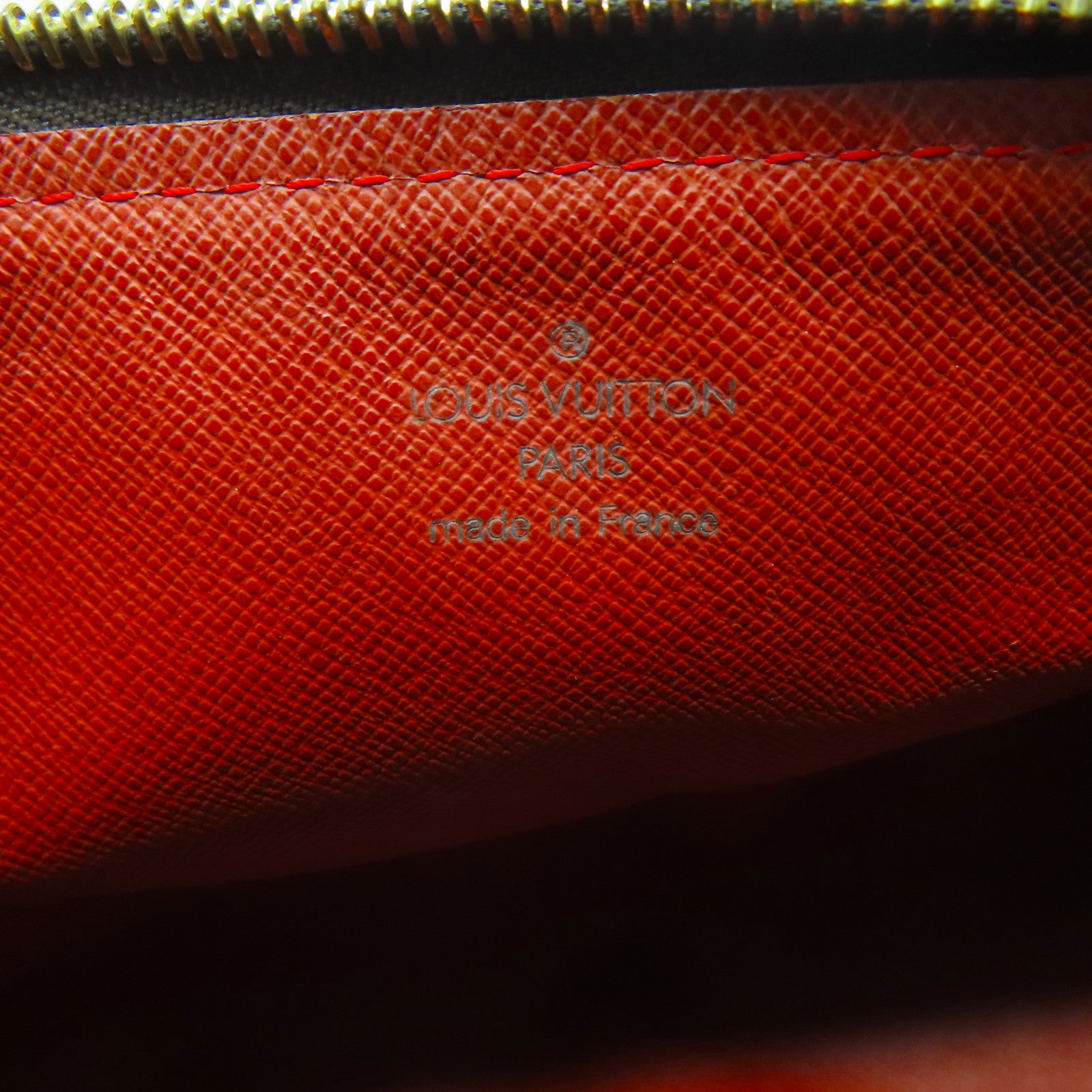 LOUIS VUITTON 【激減優惠】Damier Papillon GM金扣肩背袋啡色