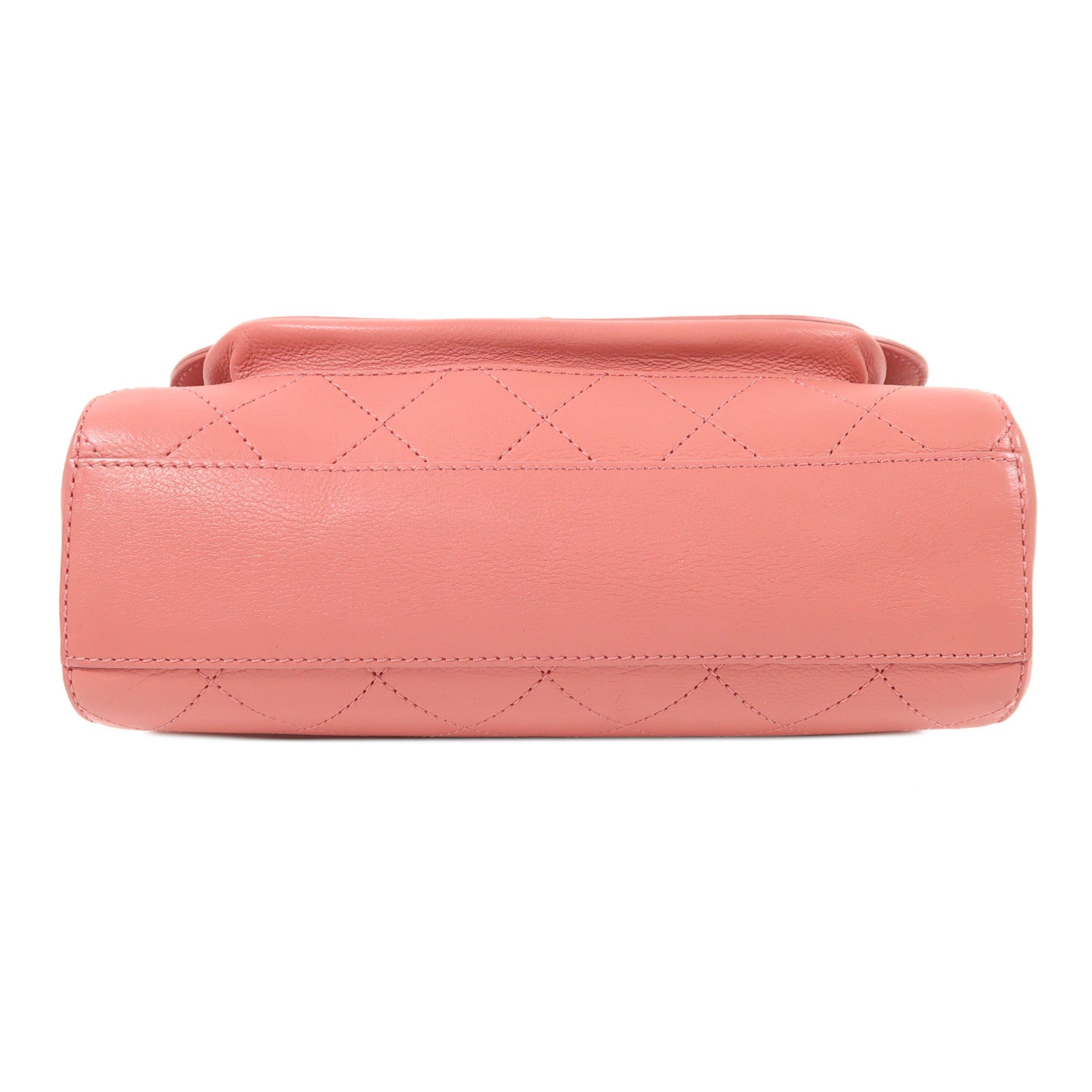 CHANEL 牛皮皮革Chain Shoulder金扣鏈帶肩背袋