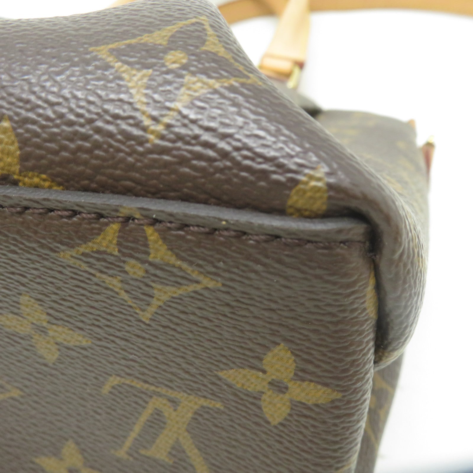LOUIS VUITTON Monogram Rivoli PM金扣手挽肩背兩用袋啡色