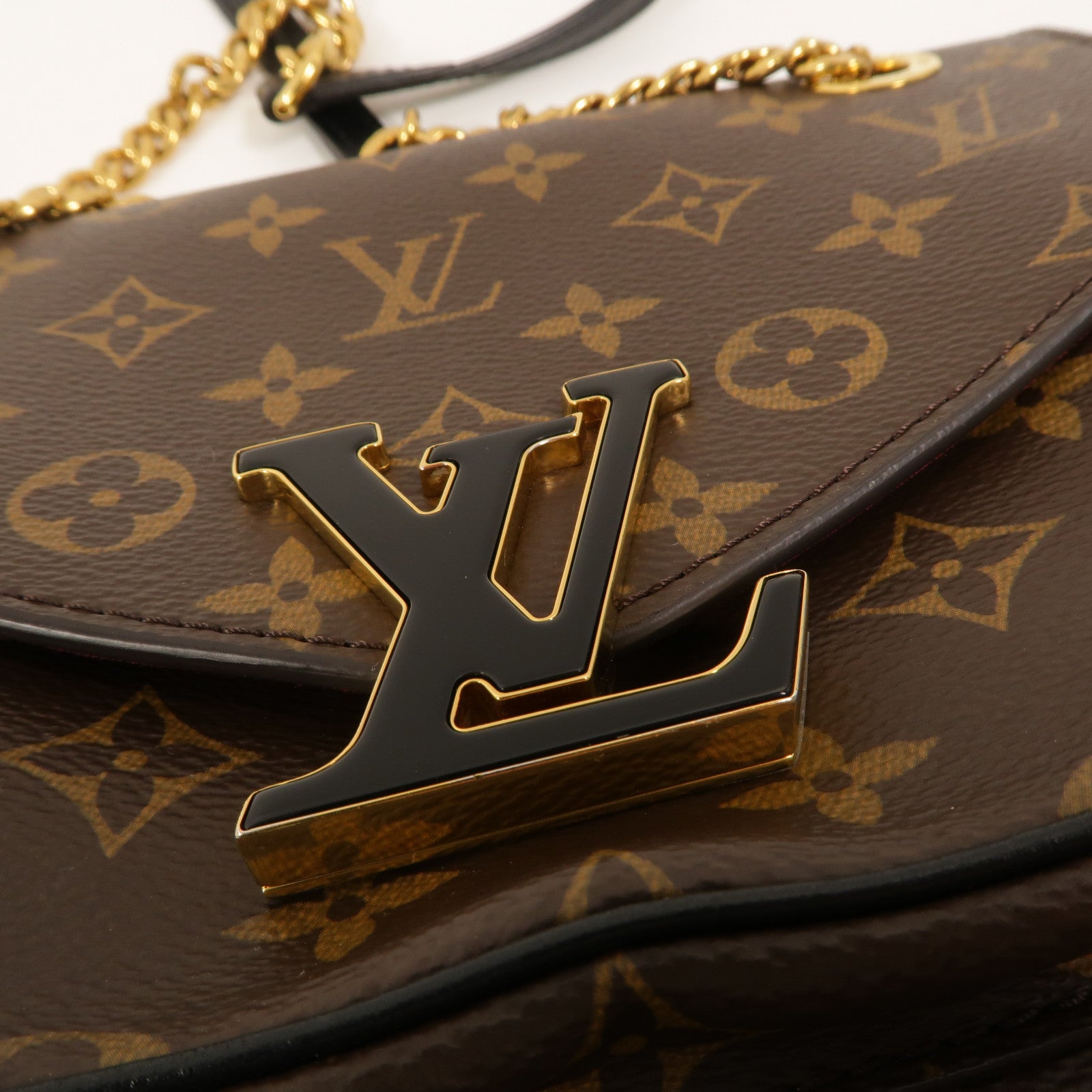 LOUIS VUITTON Monogram Passy金扣肩背袋