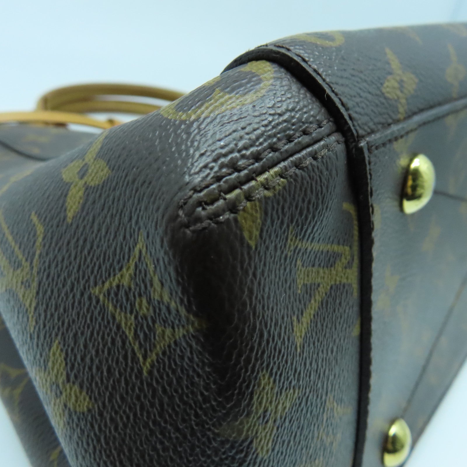 LOUIS VUITTON 【激減優惠】Montaigne GM 2 Way Shoulder金扣肩背袋啡色