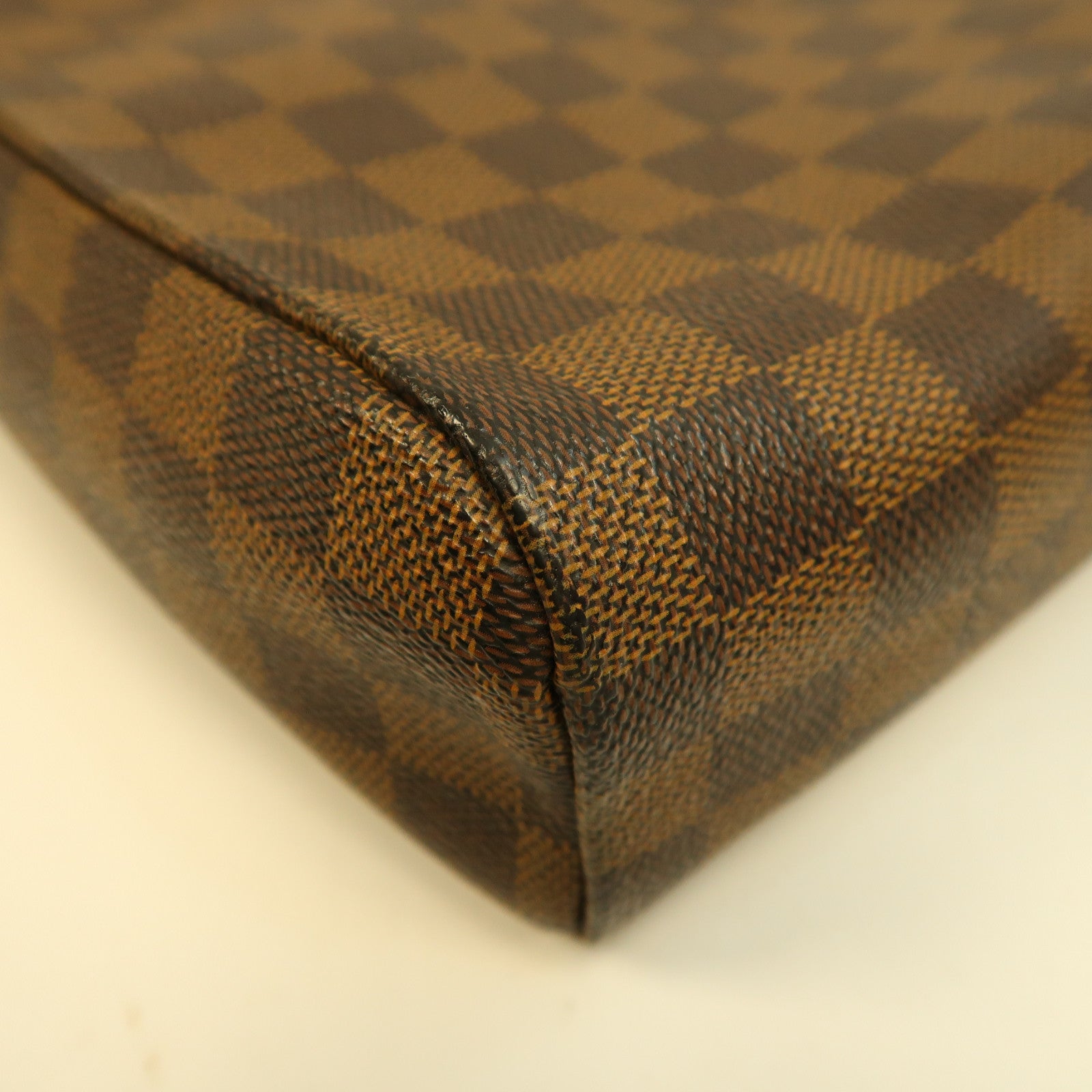 LOUIS VUITTON Damier Olav PM金扣肩背袋啡色