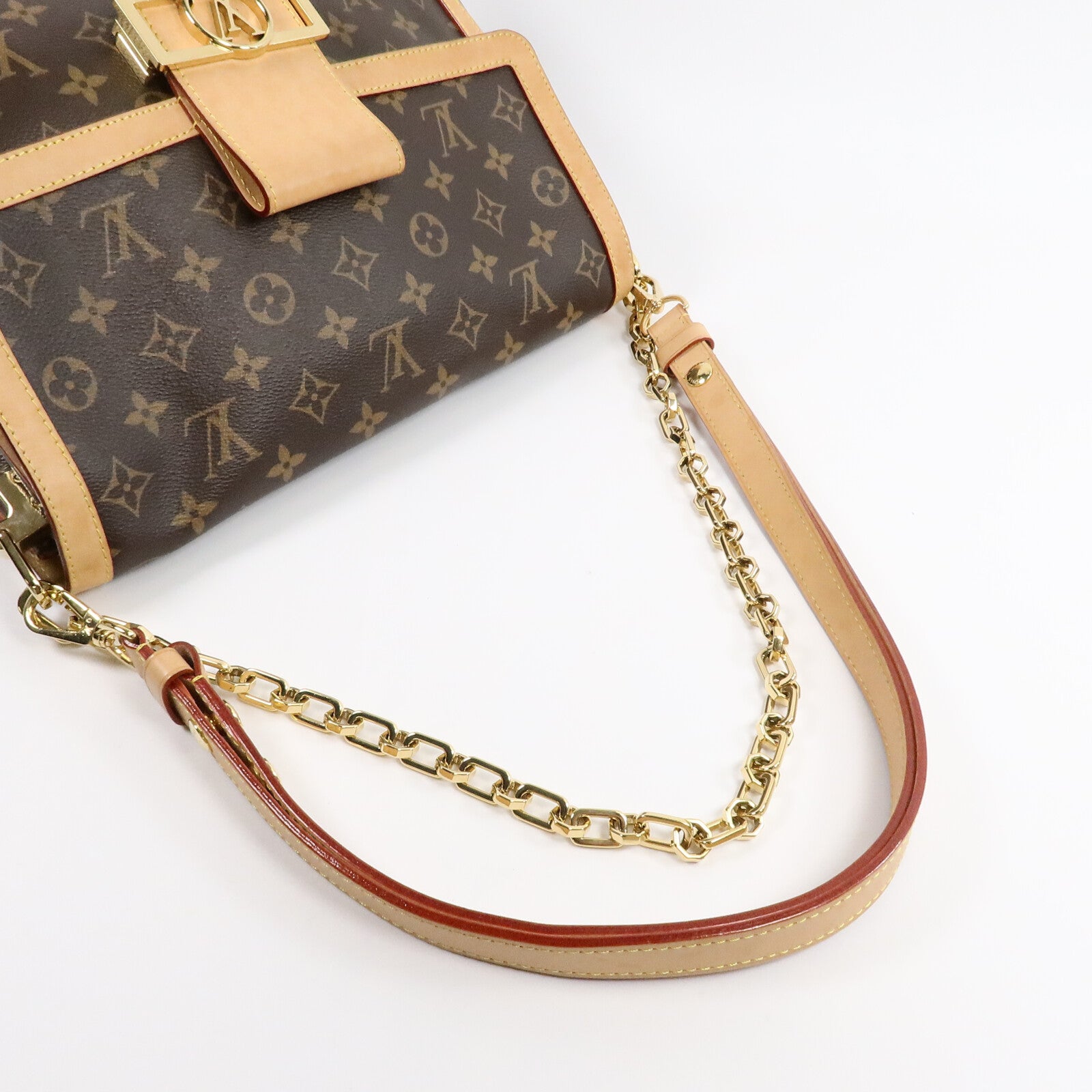 LOUIS VUITTON Monogram Dauphine Soft GM手挽肩背兩用袋