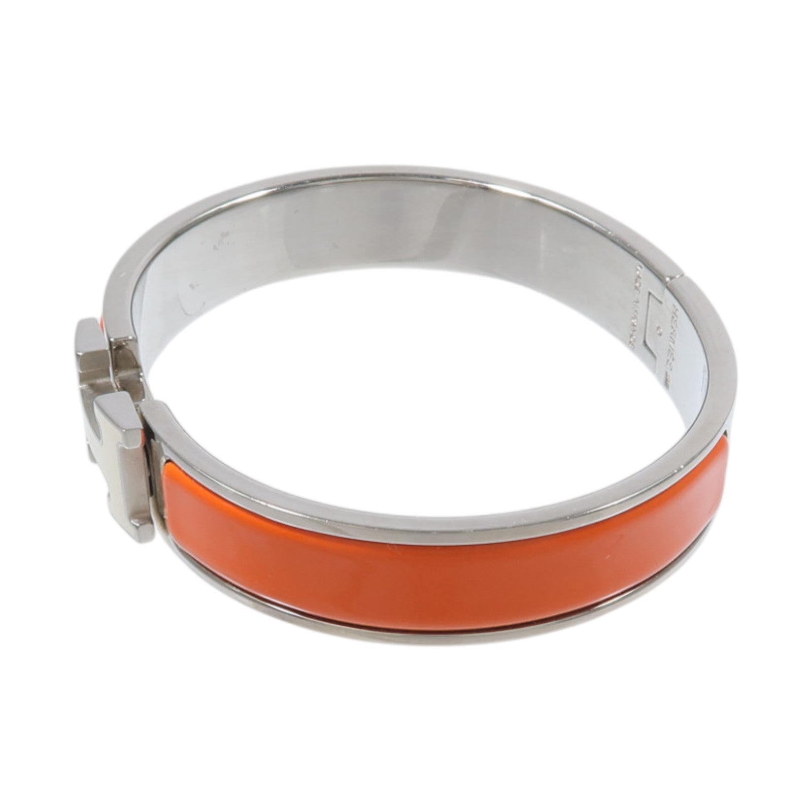 HERMES 琺瑯/金屬Clic H Bracelet手鐲