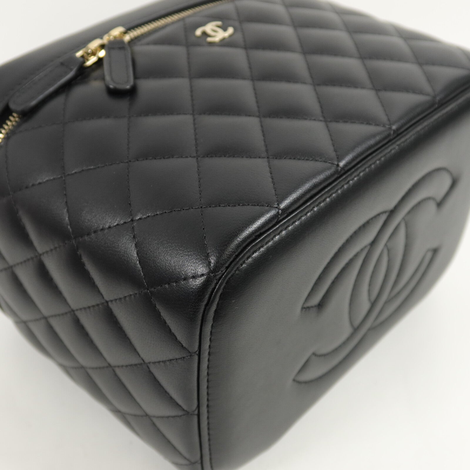 CHANEL 羊皮皮革Vanity Case手挽袋
