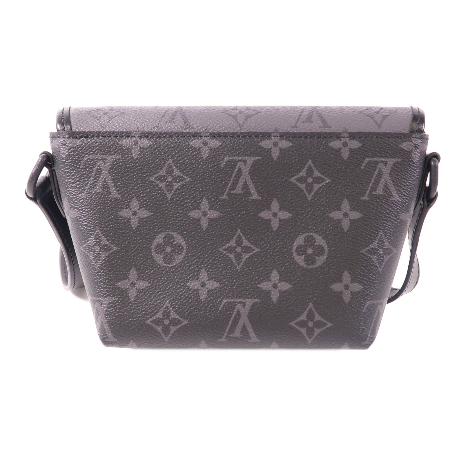 LOUIS VUITTON Monogram Eclipse Pulse Wearable銀扣肩背袋