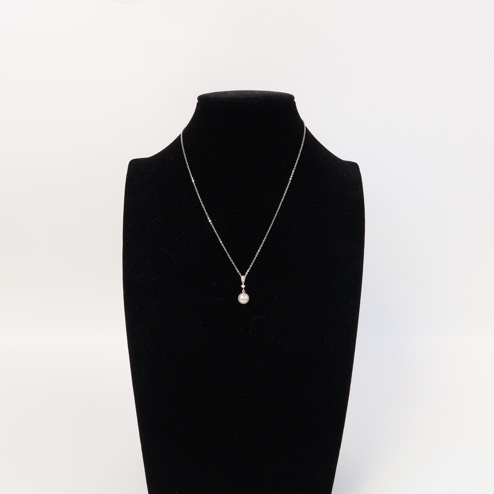 MIKIMOTO 18K白金Necklace項鍊