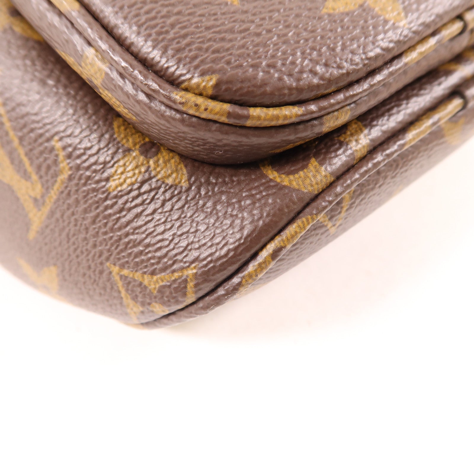 LOUIS VUITTON Monogram Mini Bumbag金扣手挽肩背兩用袋棕色