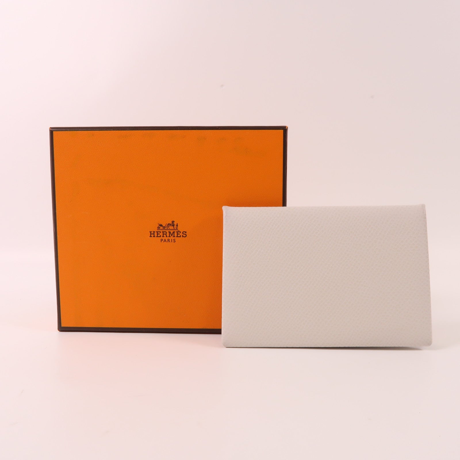 HERMES Epsom皮革Calvi Card Case卡片套