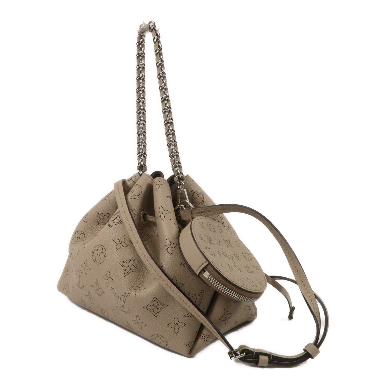 LOUIS VUITTON Mahina皮革Bella鏈帶肩背袋