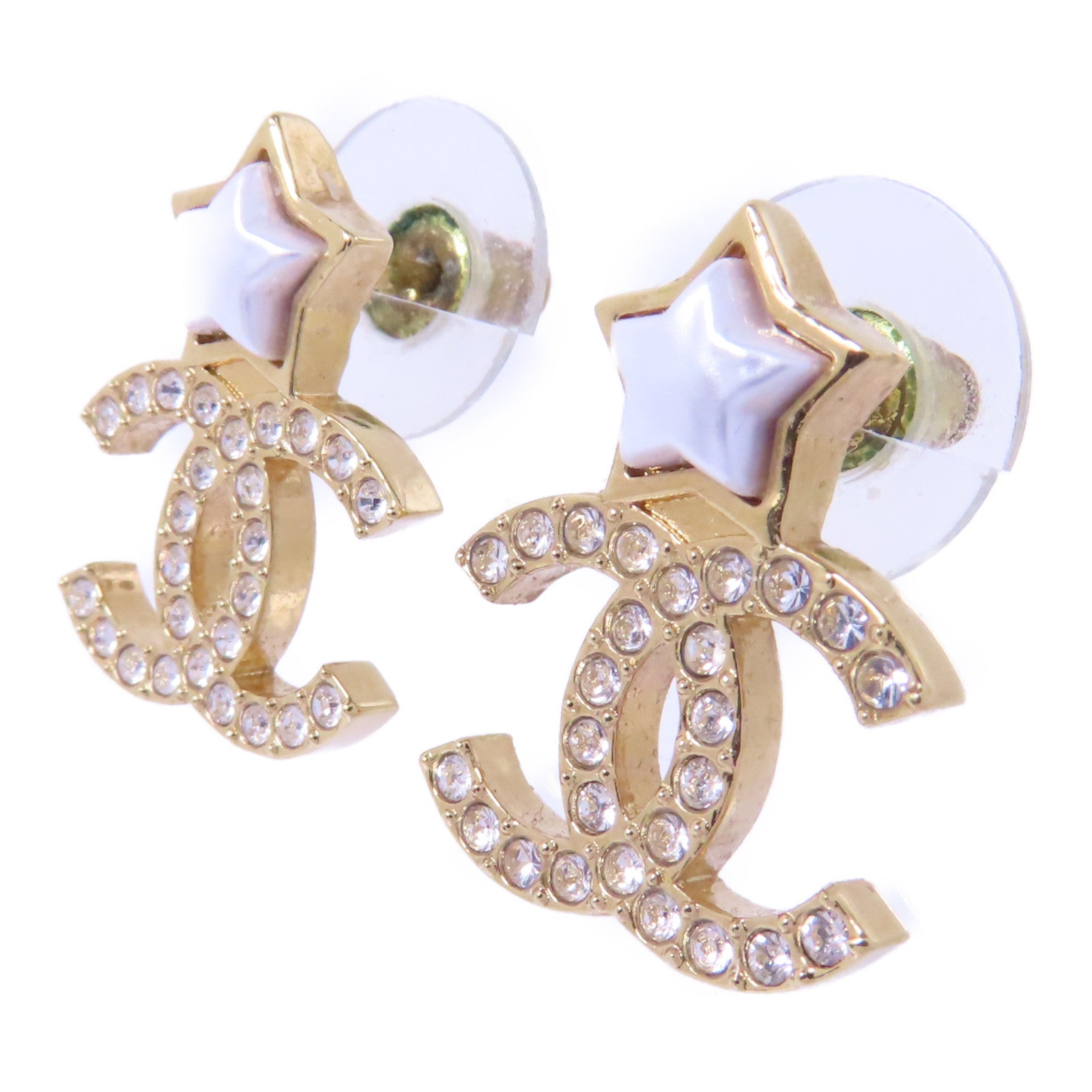 CHANEL 金屬Earrings耳環金色