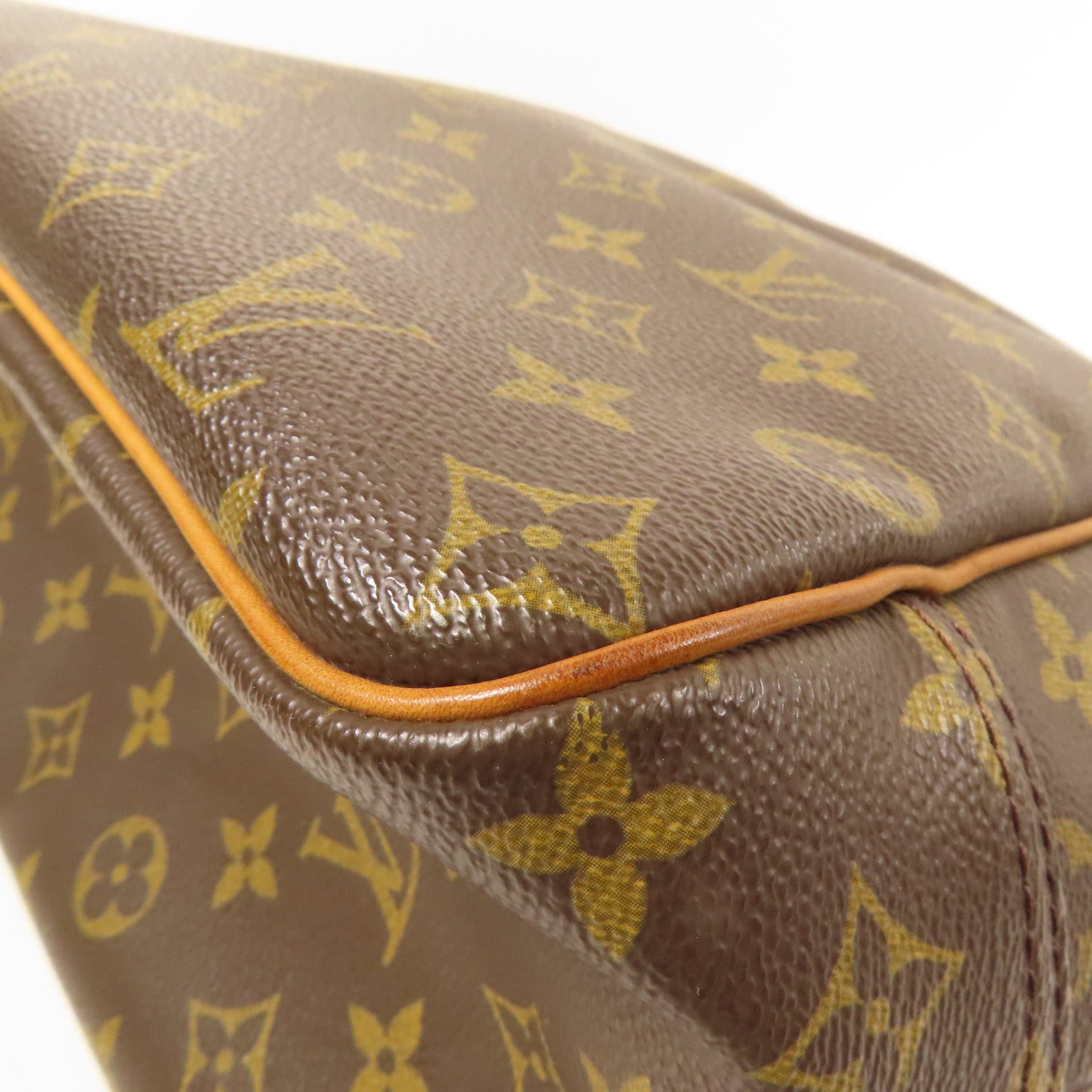 LOUIS VUITTON LV GHW Deauville Handbag M47270 Monogram Brown