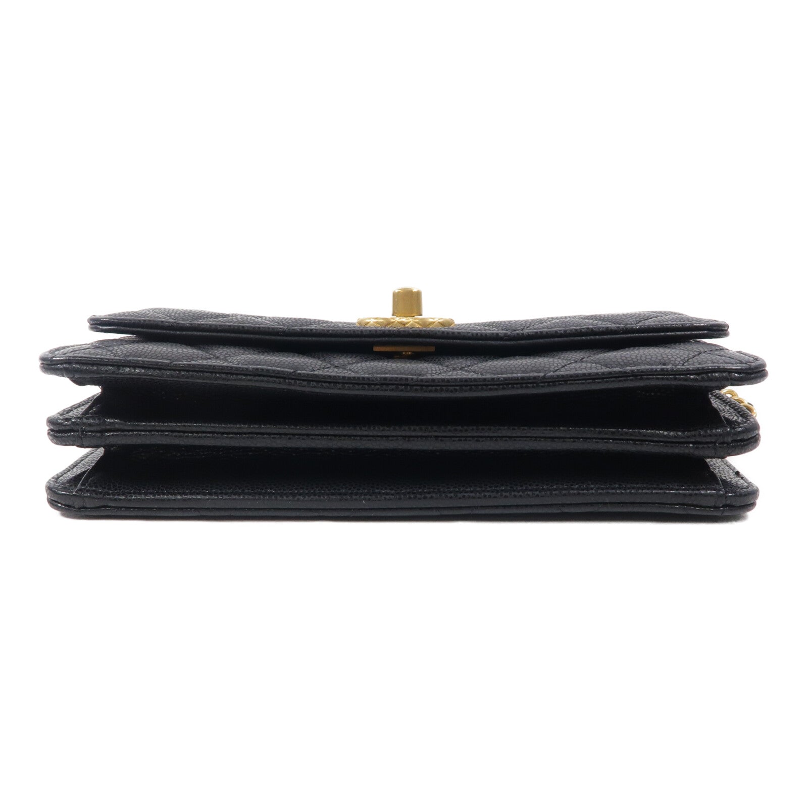 CHANEL 牛皮皮革WOC Wallet On Chain鏈帶肩背袋