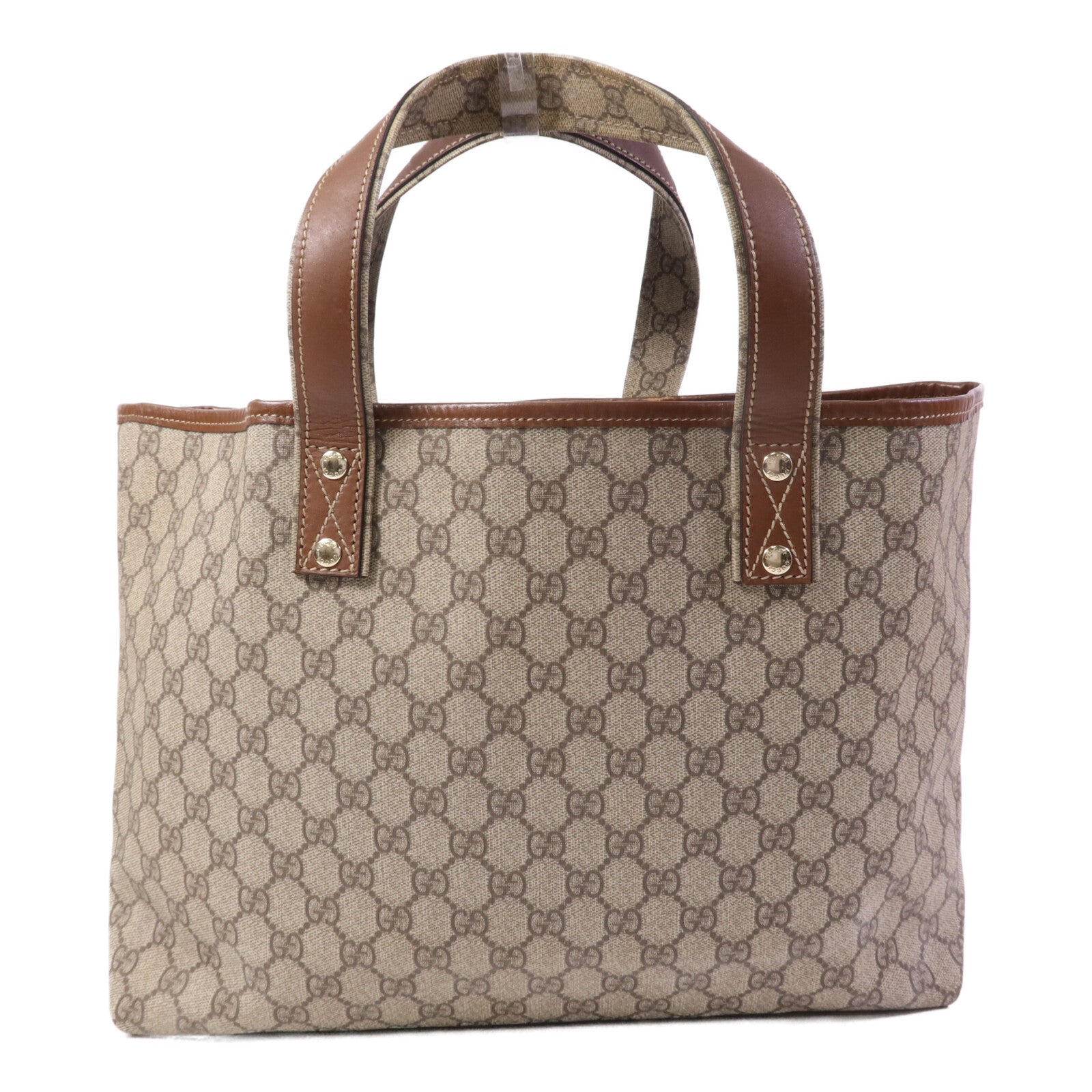 GUCCI 塗層帆布Tote Bag金扣手挽袋