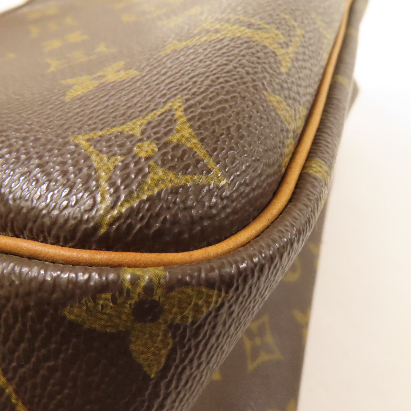 LOUIS VUITTON LV GHW Deauville Handbag M47270 Monogram Brown