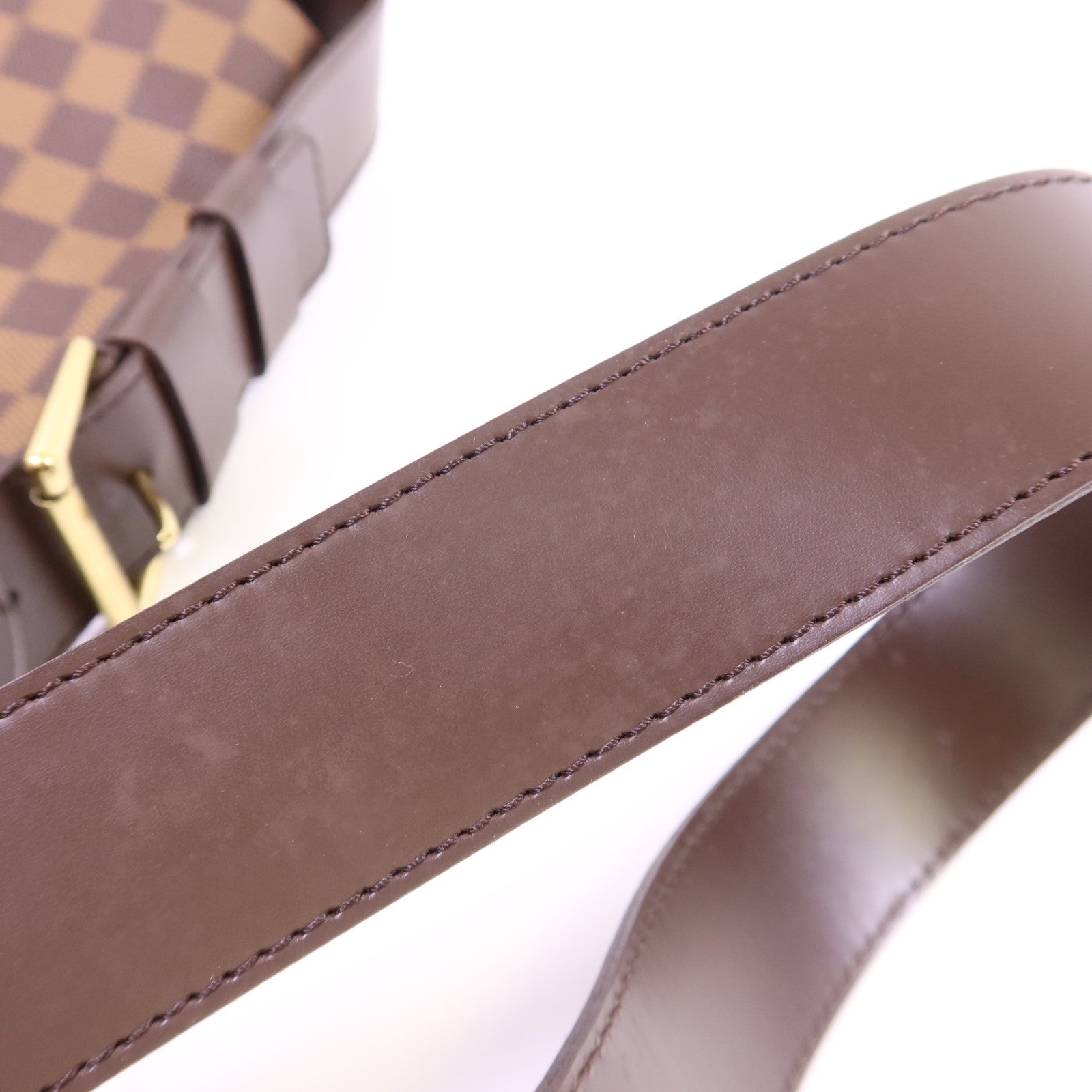LOUIS VUITTON Damier Bastille金扣肩背袋