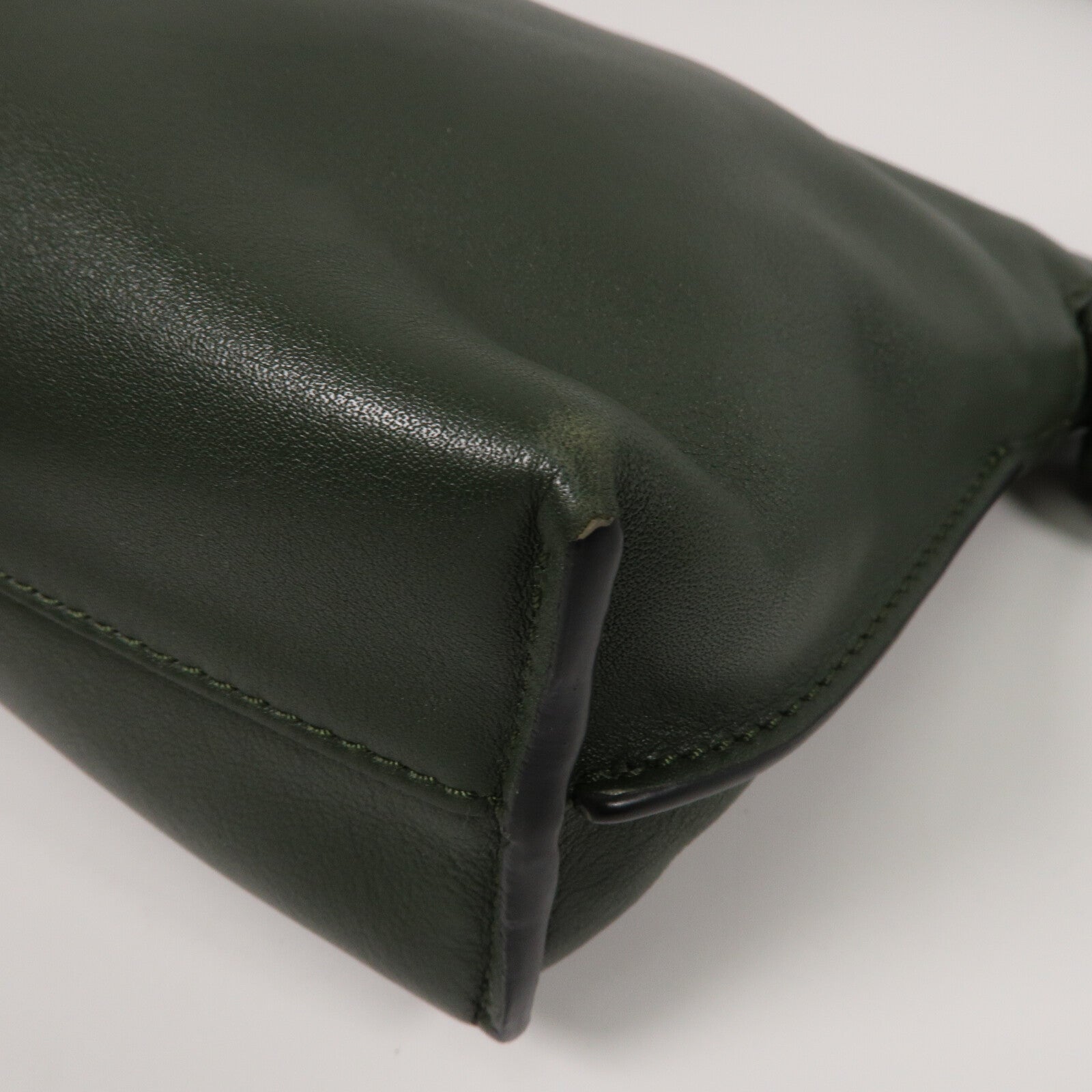 LOEWE 牛皮皮革Flamenco Clutch mini肩背袋