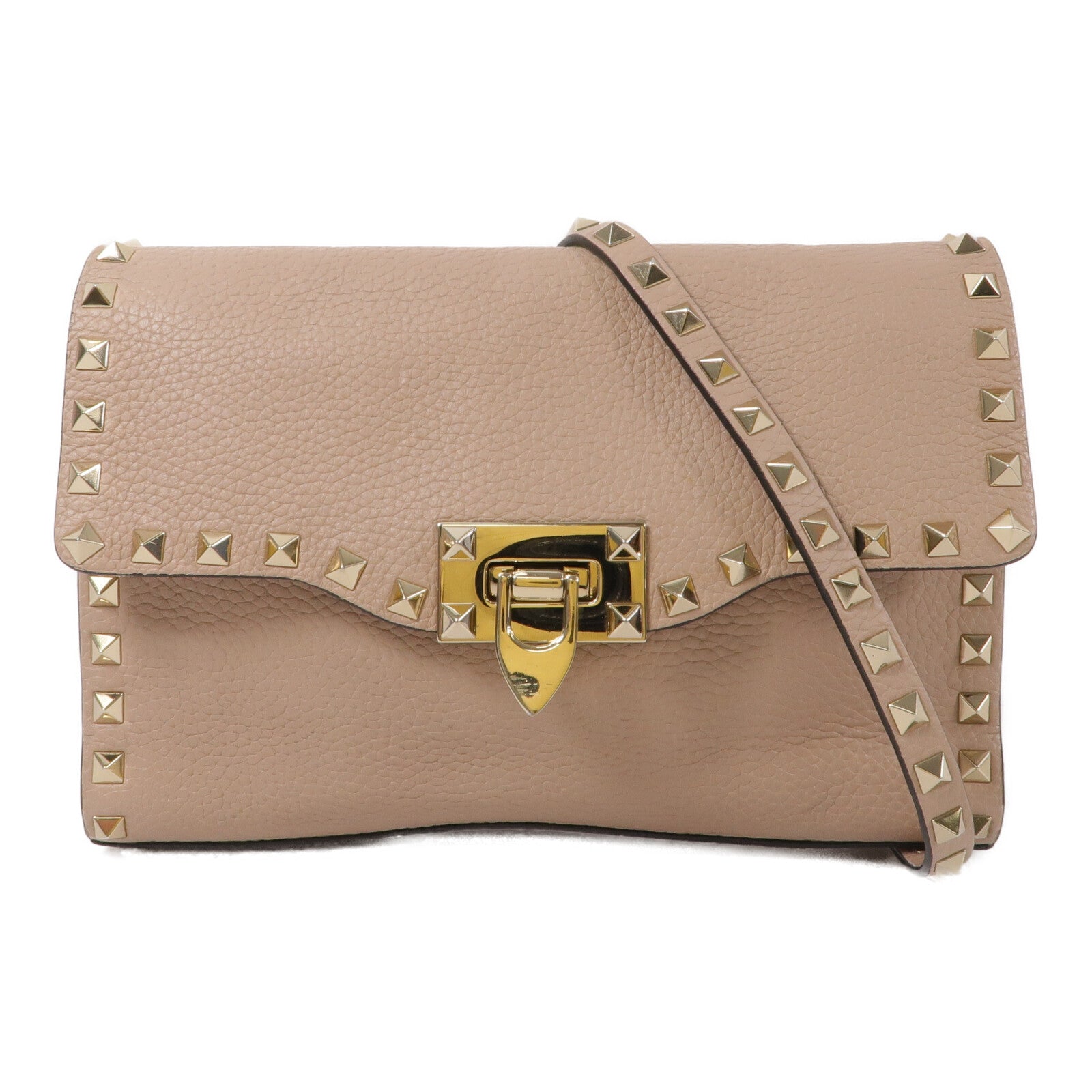 Valentino 牛皮皮革Rockstud Small肩背袋