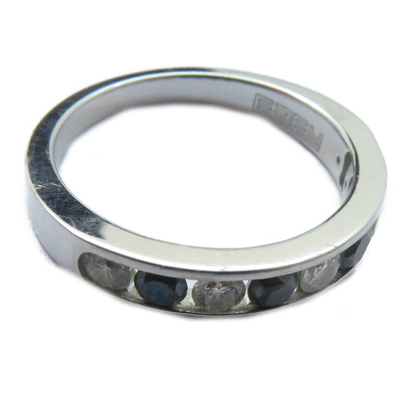 JEWELRY 14K白金Diamond Ring鑽石戒指US#7