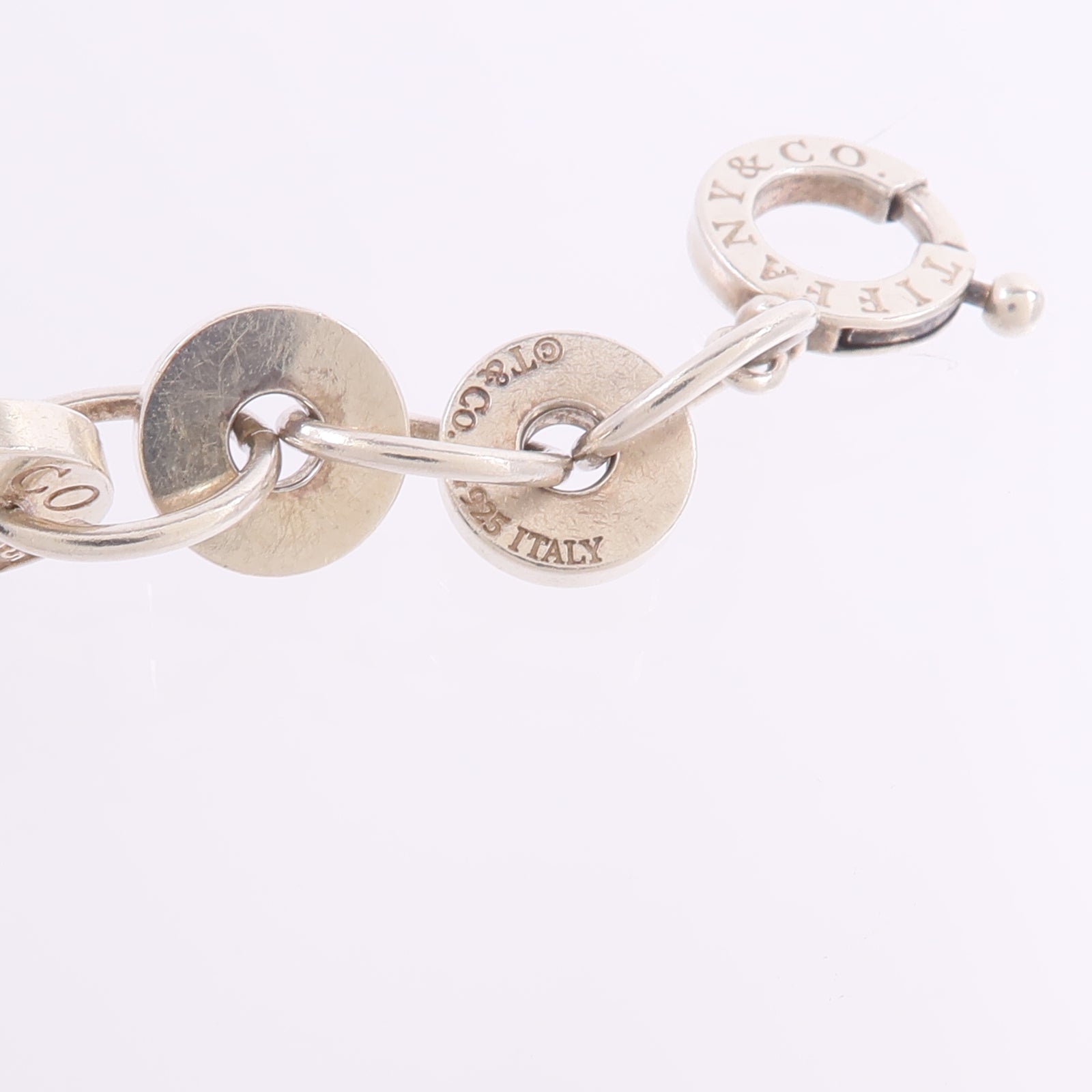 TIFFANY＆CO 925純銀1837 Circle Bracelet手鏈