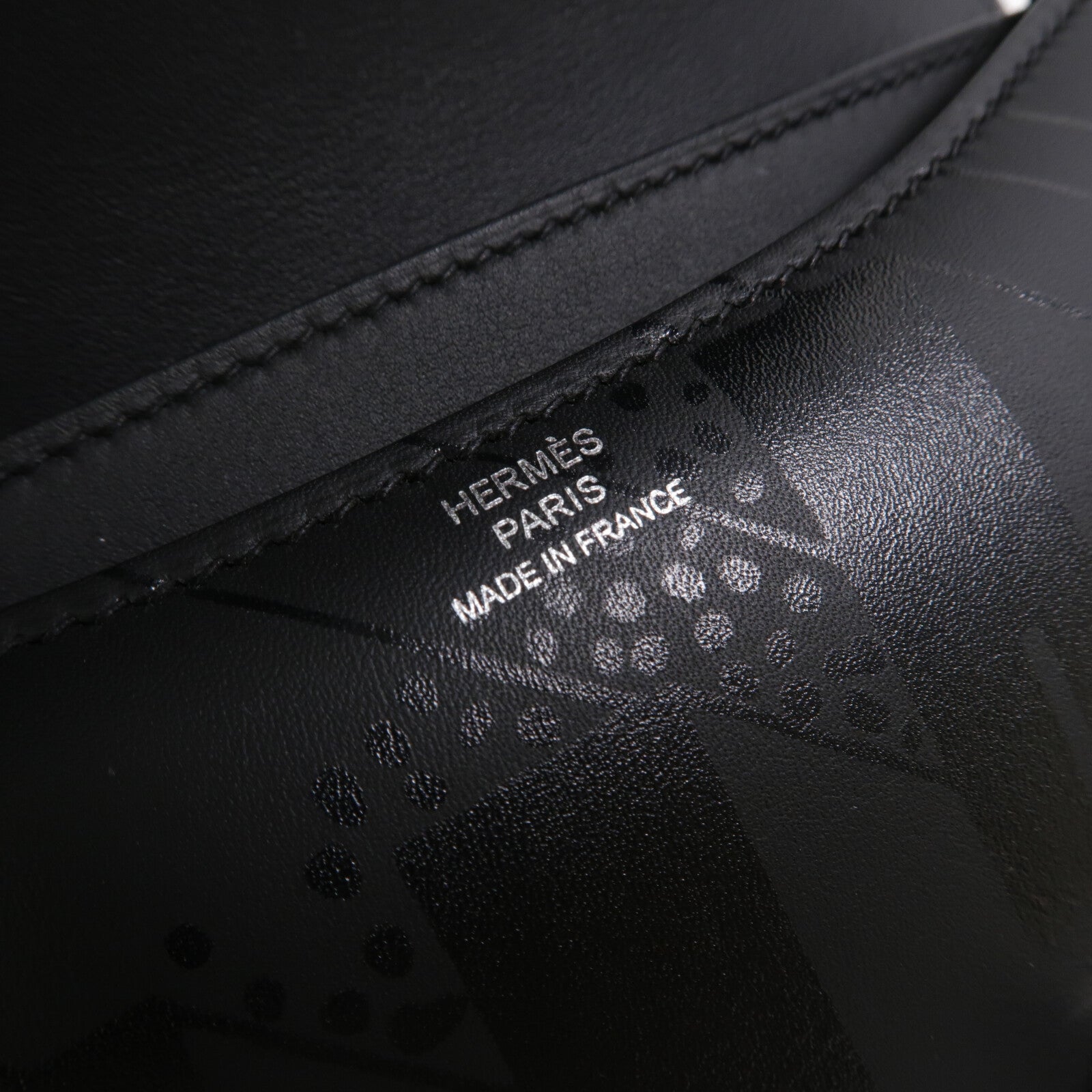 HERMES Sombrero皮革Constance Mini On A Summer Night肩背袋Noir