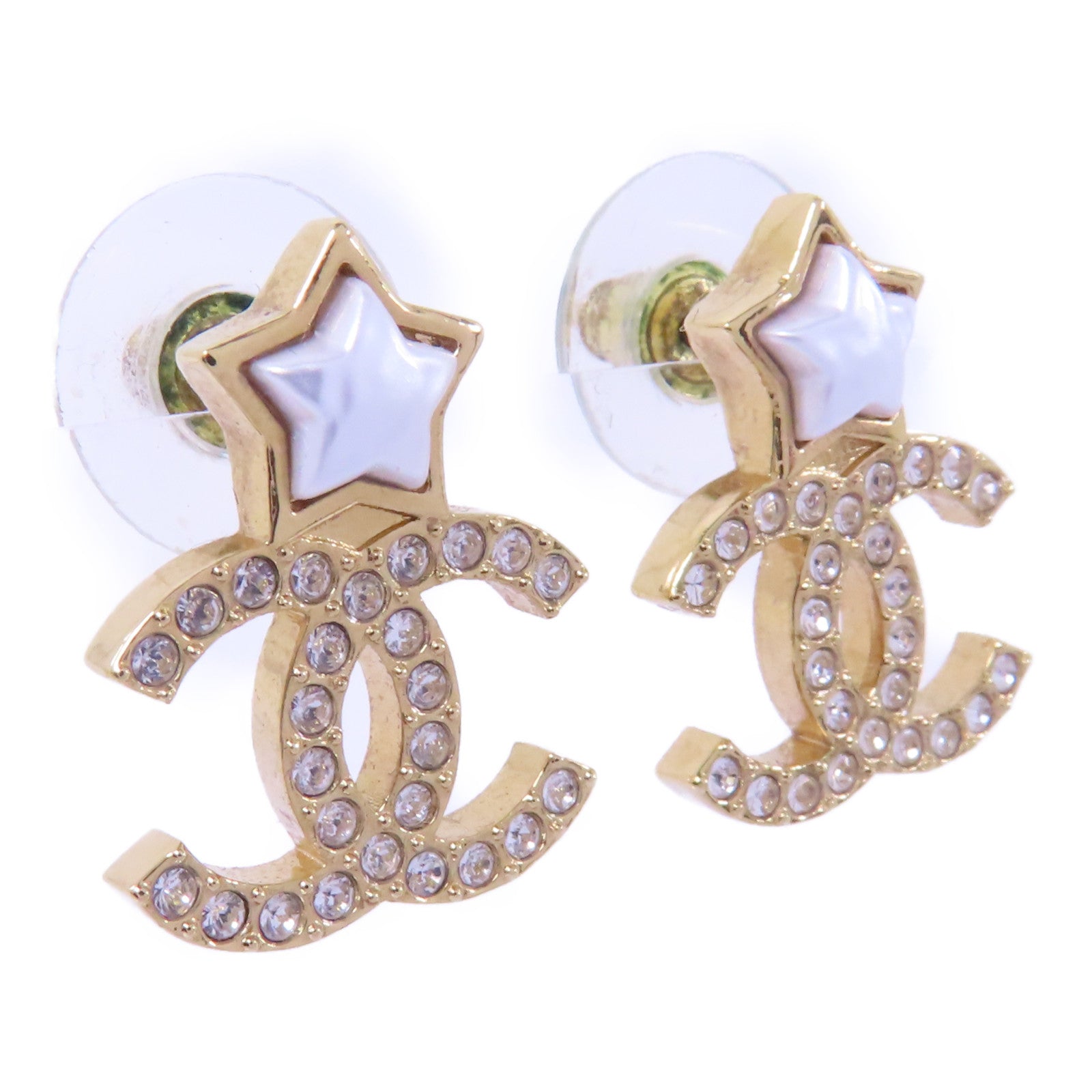 CHANEL 金屬Earrings耳環金色