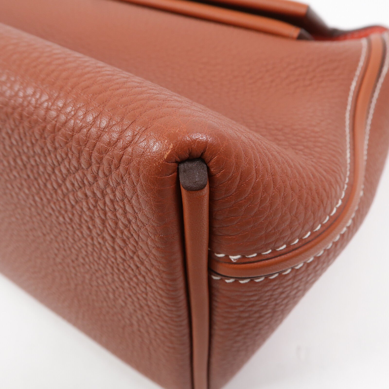 HERMES Togo/Swift皮革24/24 29cm手挽肩背兩用袋Sienne/Cuivre/Rose
