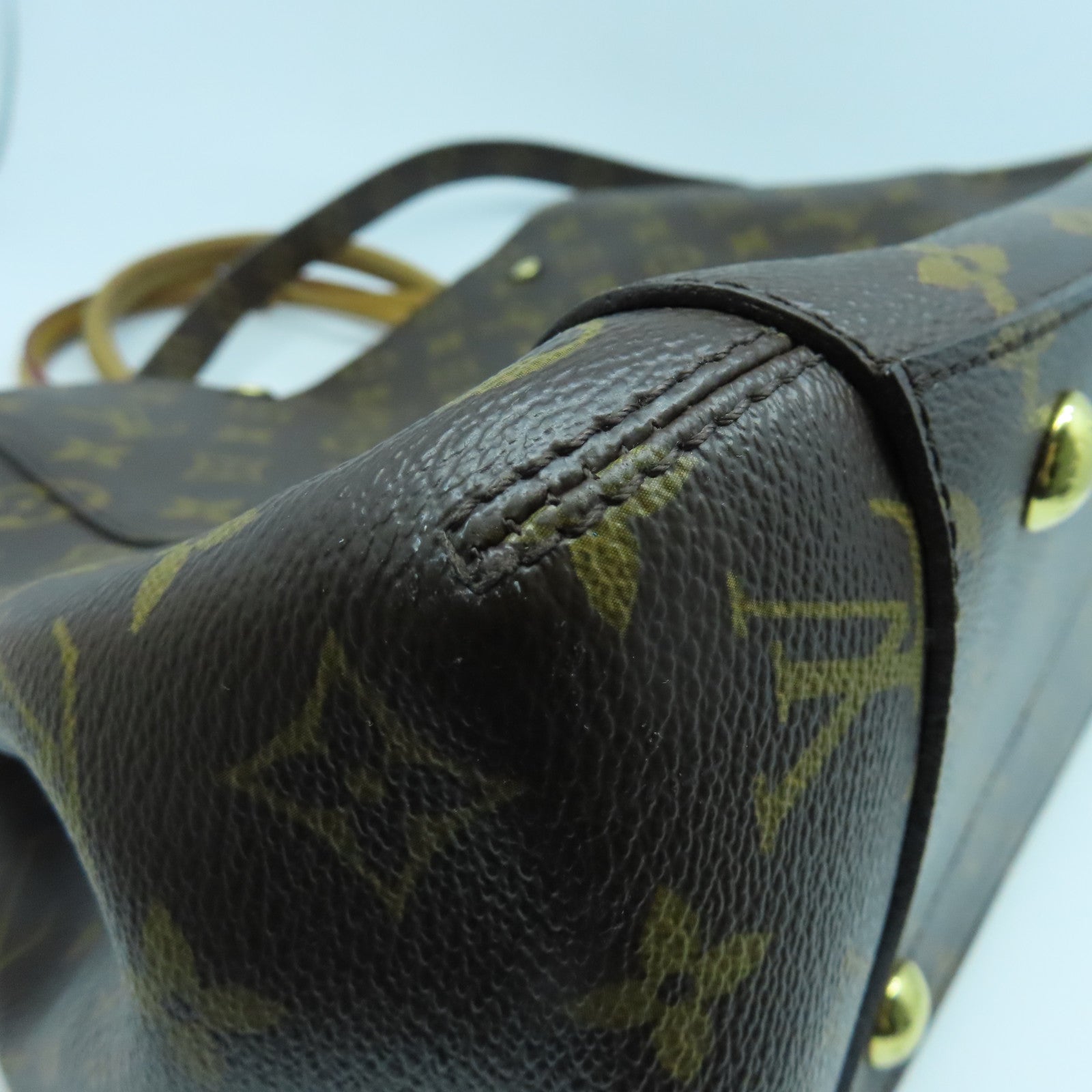 LOUIS VUITTON 【激減優惠】Montaigne GM 2 Way Shoulder金扣肩背袋啡色