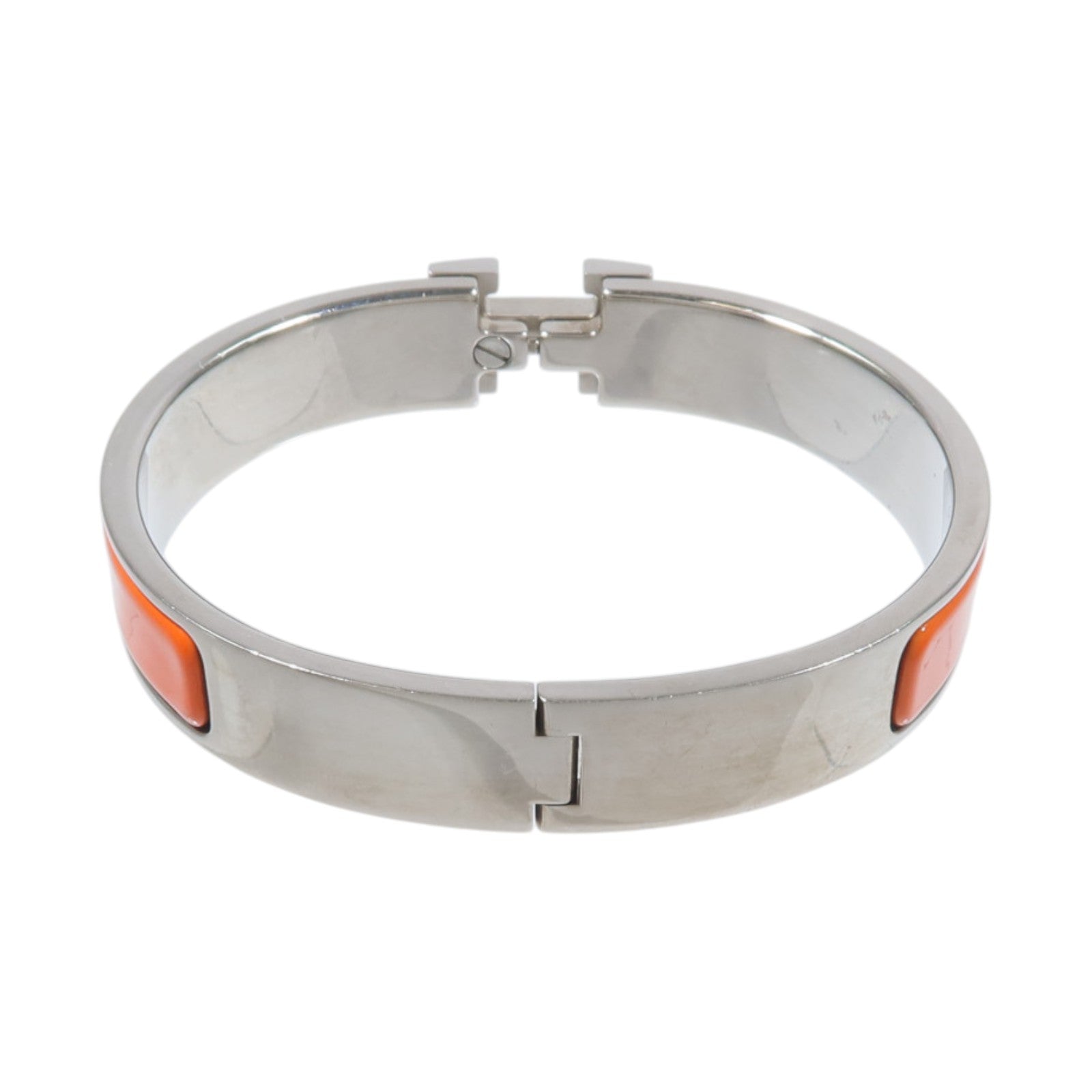 HERMES 琺瑯/金屬Clic H Bracelet手鐲