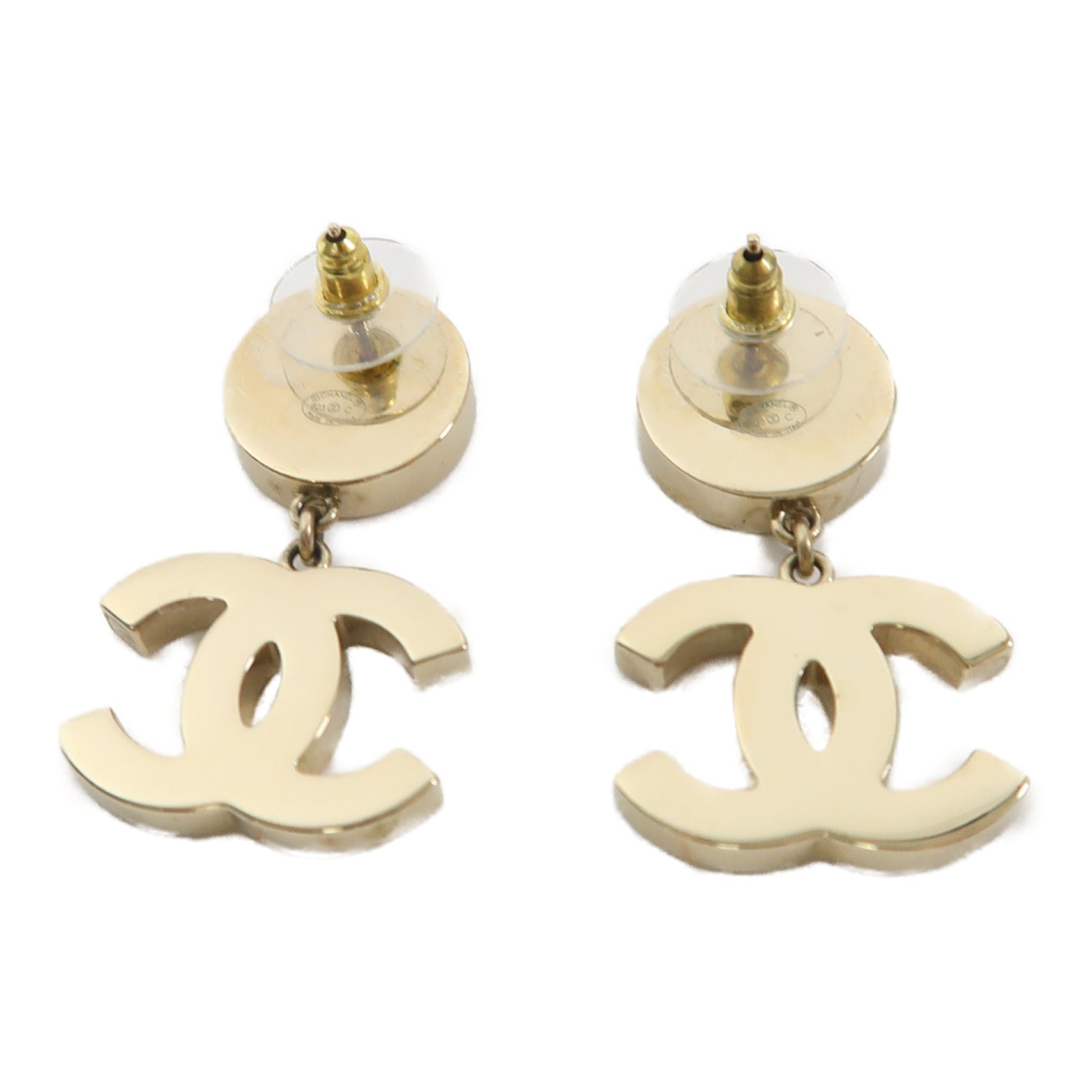 CHANEL 金屬Earrings耳環金色/粉紅色/黑色