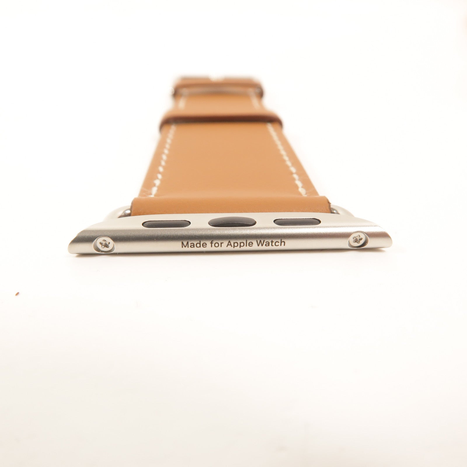 HERMES Swift皮革Apple Watch Hermes Single Tour Band錶帶Gold