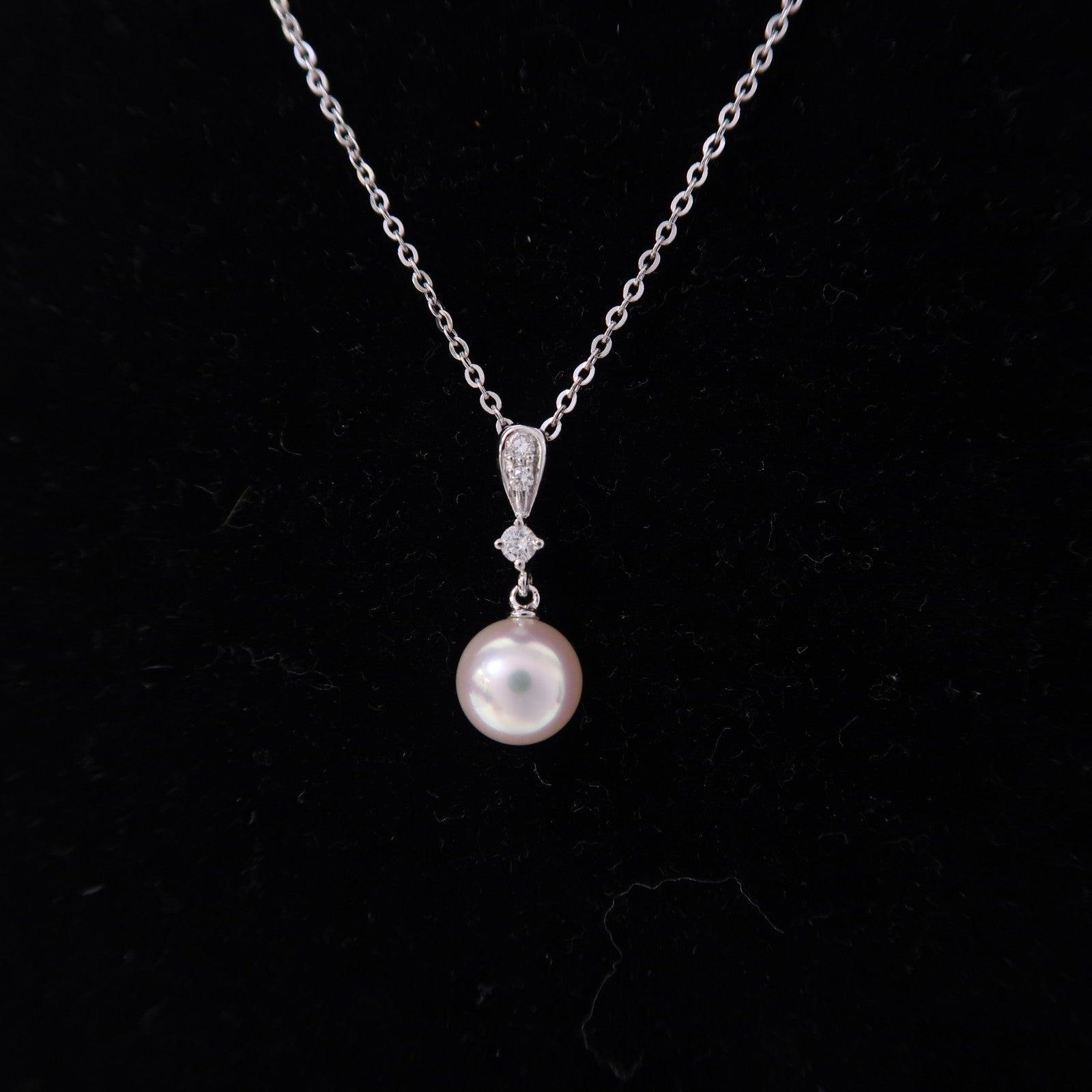MIKIMOTO 18K白金Necklace項鍊