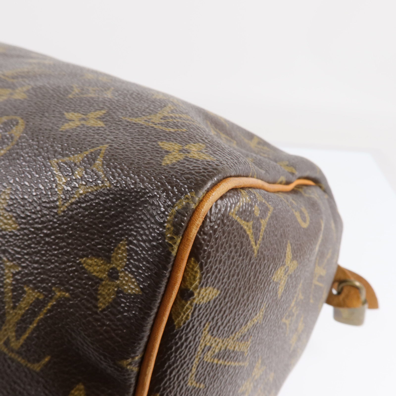 LOUIS VUITTON Monogram Speedy 30金扣手挽袋