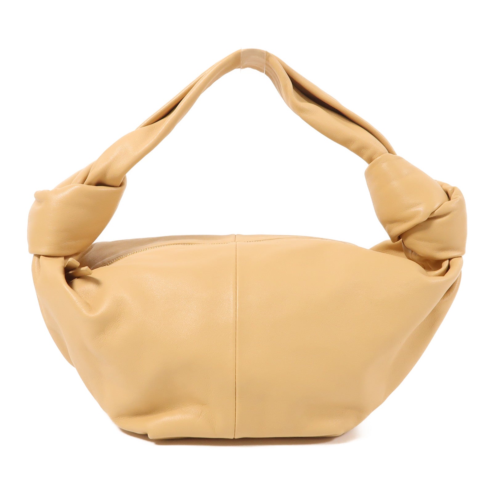BOTTEGA VENETA 【激減優惠】羊皮皮革Mini Double Knot金扣手挽袋